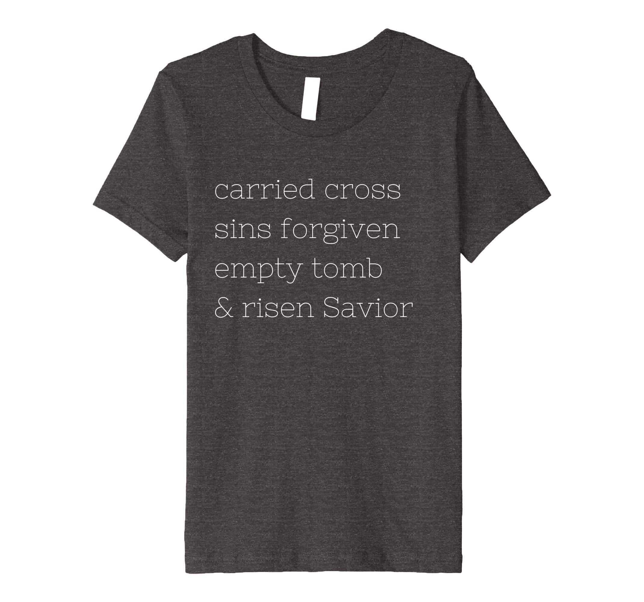 Easter T-shirt Empty Tomb Shirt Savior Jesus Cross Forgiven