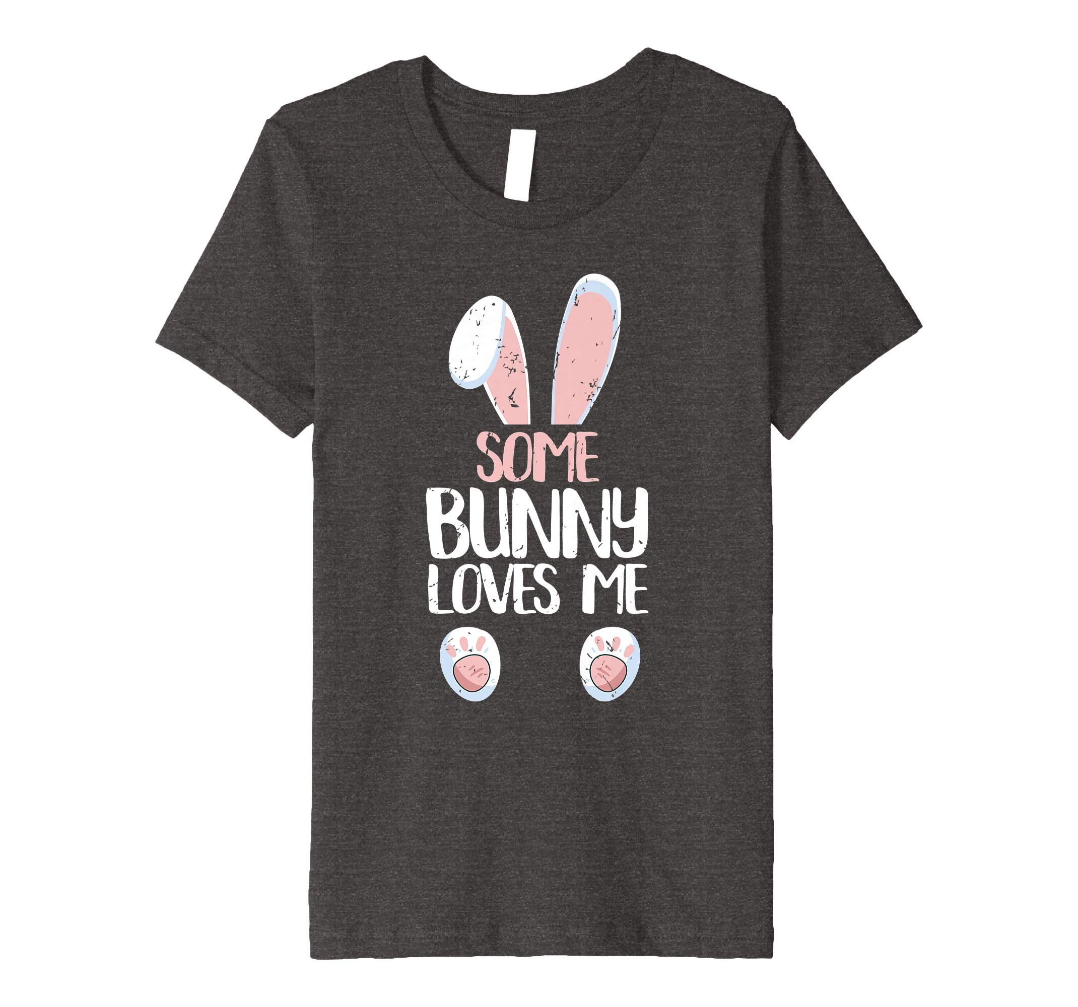 Some Bunny Loves Me Cute Easter Couple Gift T-Shirt