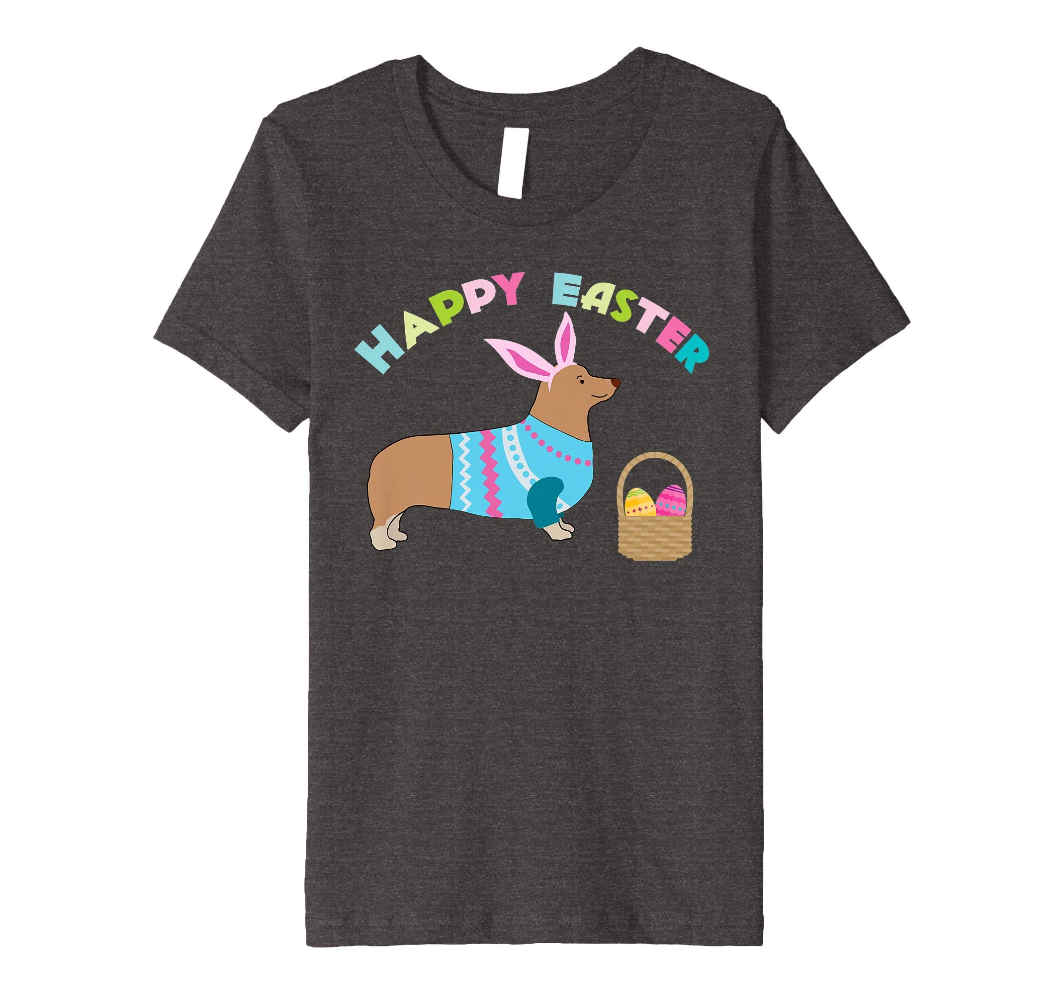 Corgi Easter T-shirt Pembroke Welsh Corgi in Dog Dress