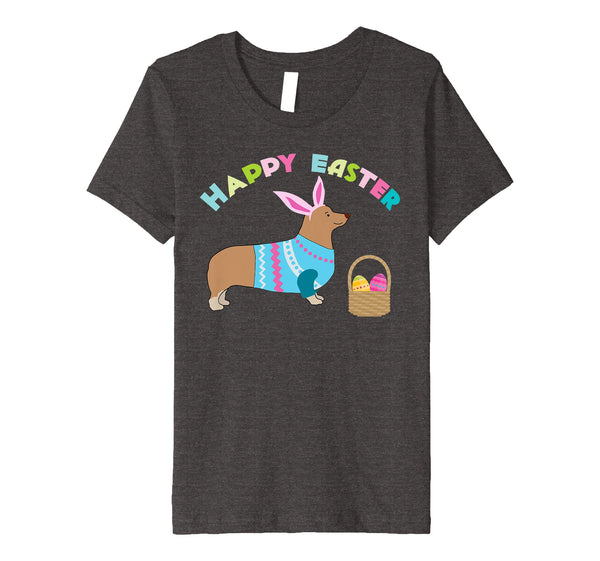 Corgi Easter T-shirt Pembroke Welsh Corgi in Dog Dress