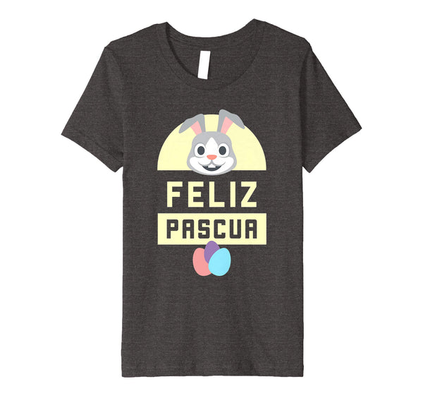 Feliz Pascua Happy Easter Spanish Language Bunny T Shirt