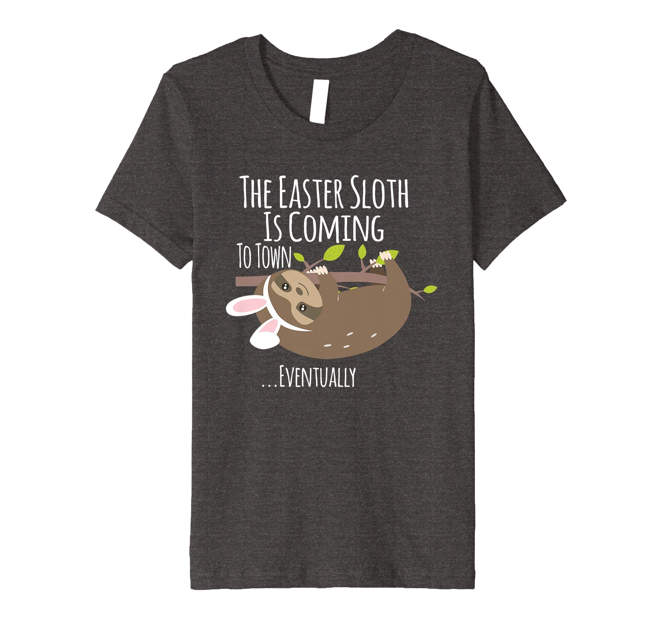 The Easter Sloth With Bunny Ears Funny T Shirt Easter Bunny