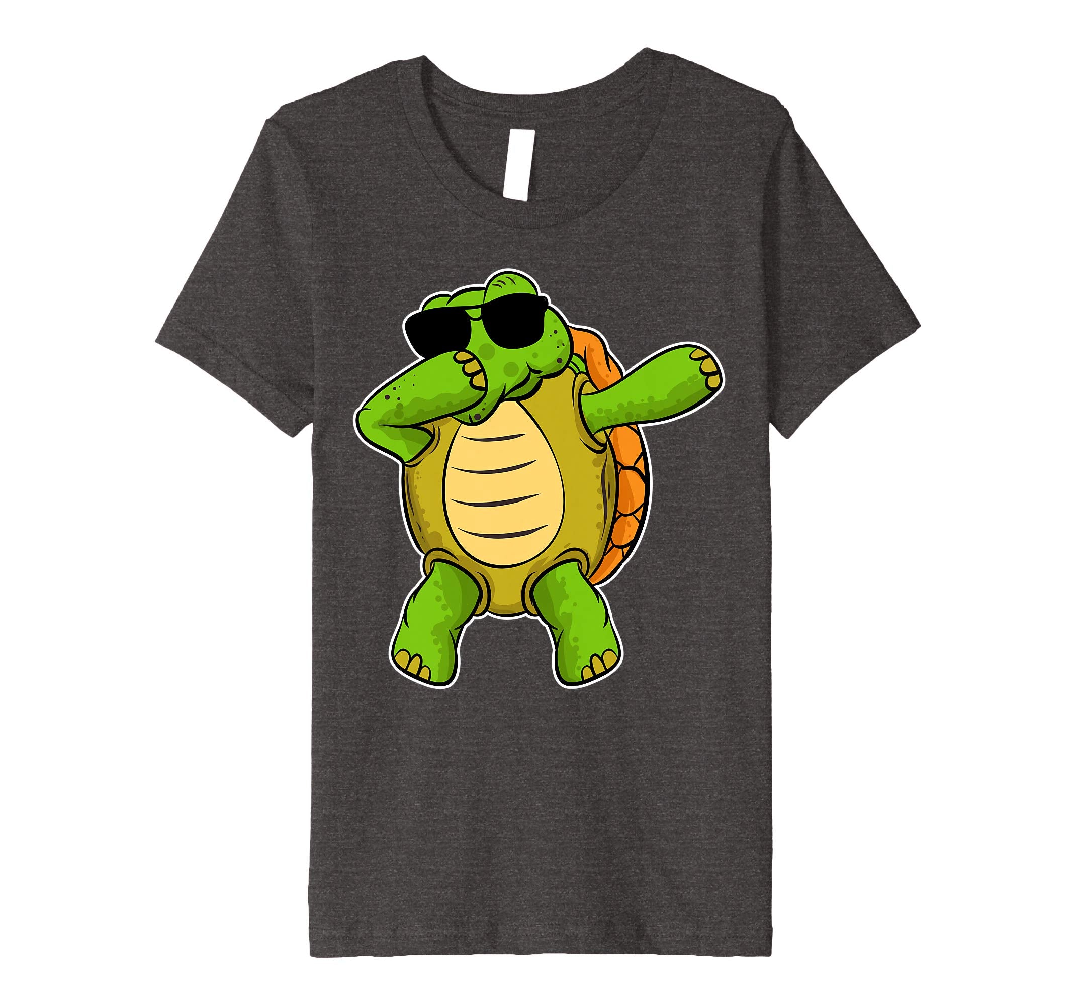 Kids Dabbing Turtle T-Shirt Girls Boys Birthday Easter Gift