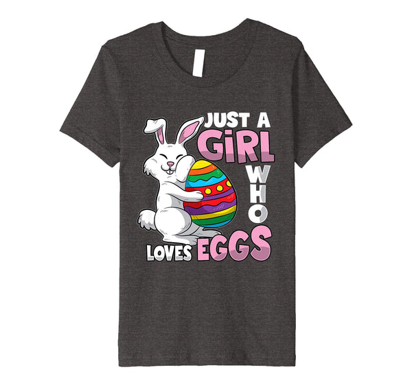 Egg Hunt Easter Girl T-shirt Cute Girls Teens Women Gift