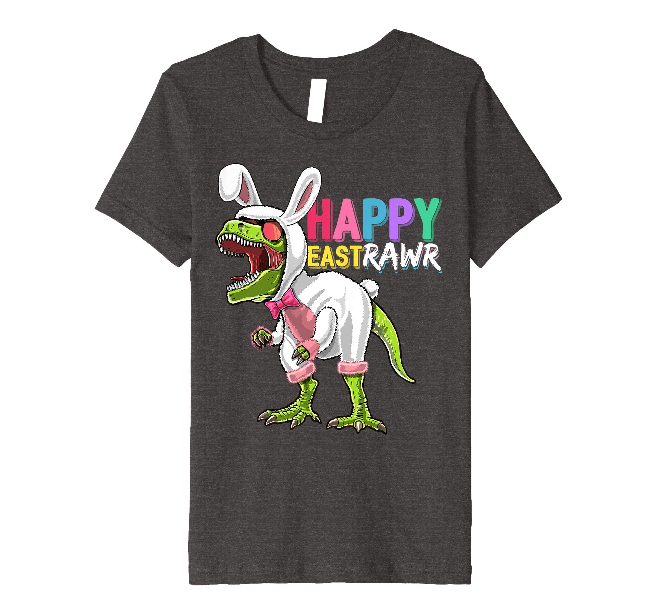 Happy Eastrawr T Rex Dinosaur Easter Bunny Costume Shirt Kid