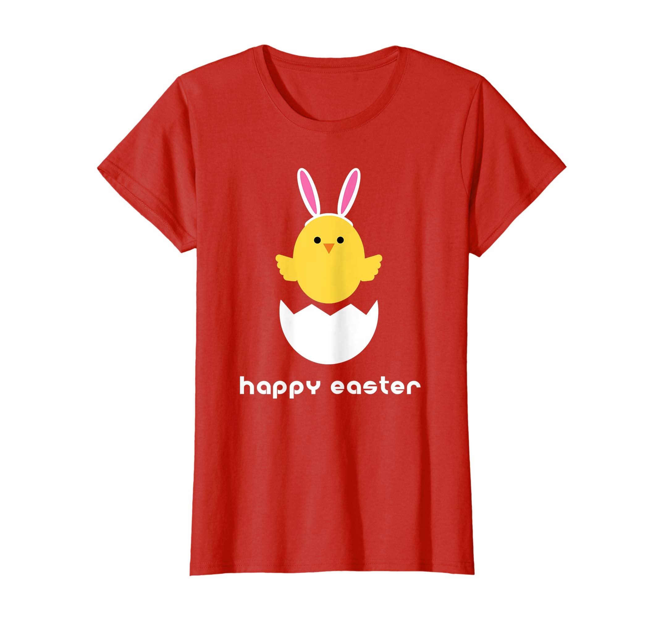 happy easter Bunny Ears Chicken Egg Fun Holiday T-shirt