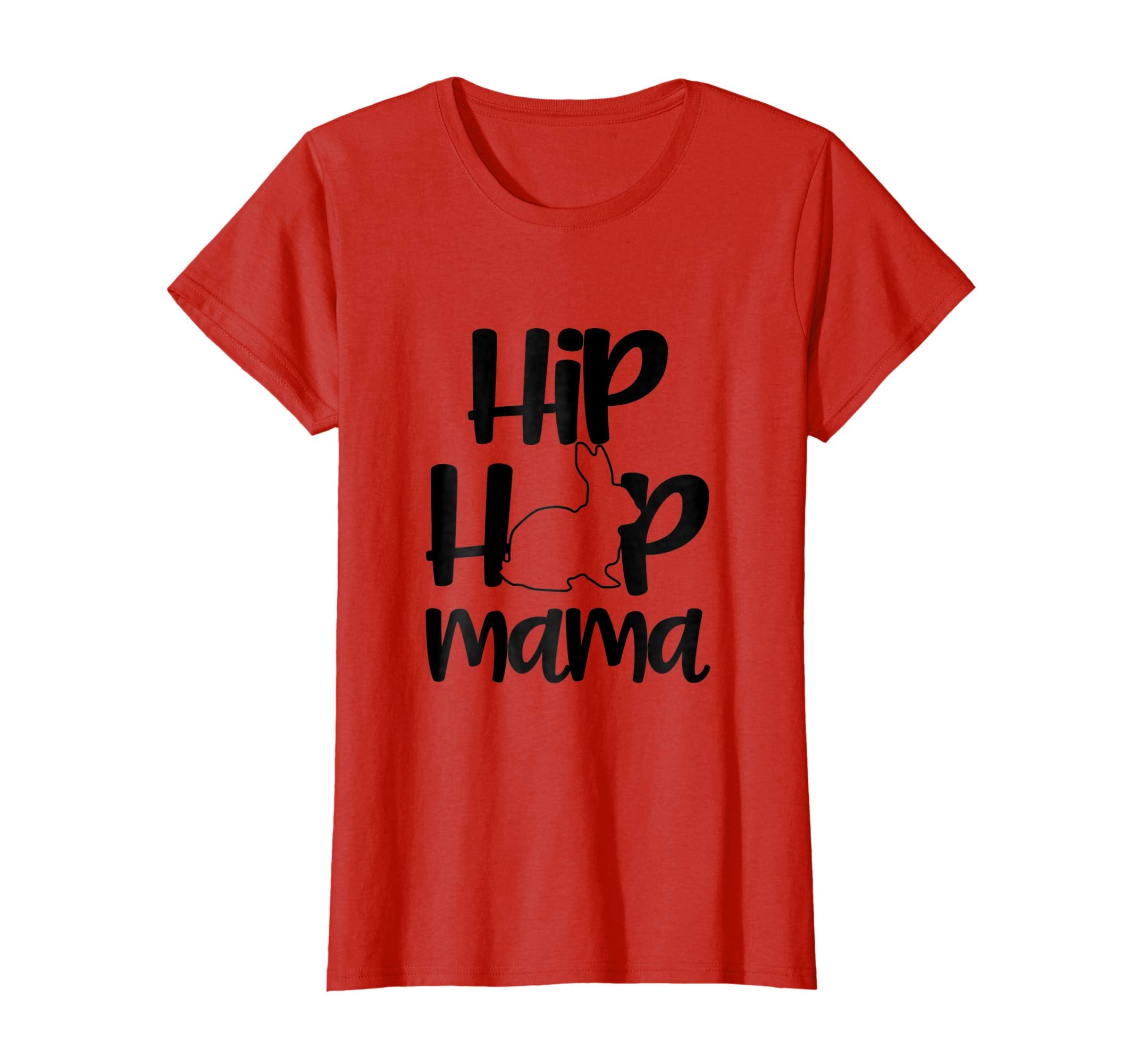 Womens Hip Hop Mama Easter Bunny T-Shirt Mommy Rabbit