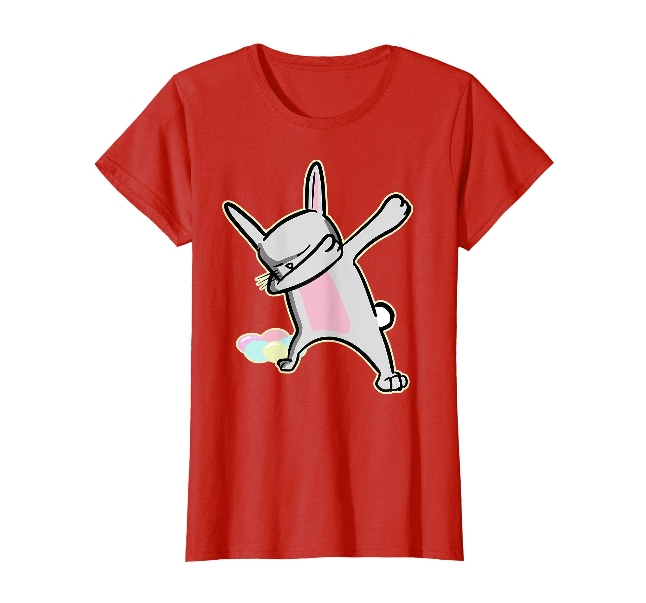 Easter Shirt For Boys Girls Cool Dabbing Rabbit