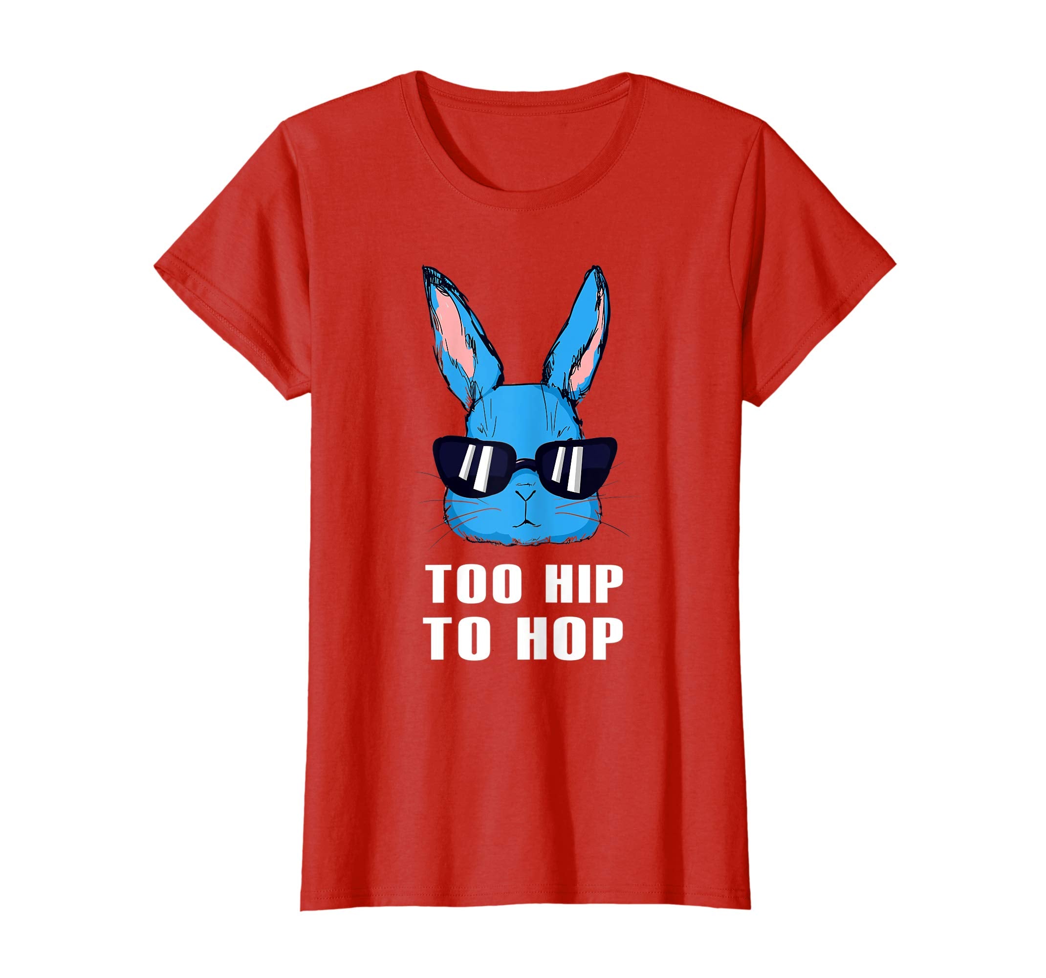 Too Hip To Hop Bunny In Sunglasses Easter Day Shirt
