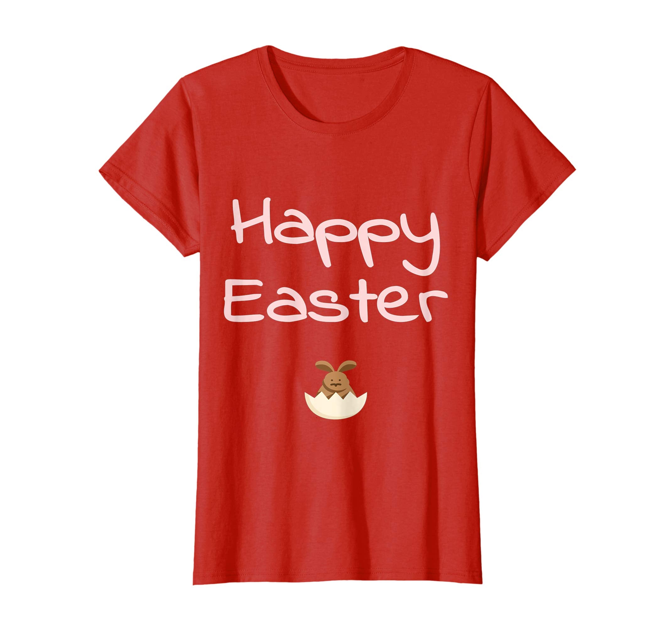 Happy Easter T Shirt with Easter bunny