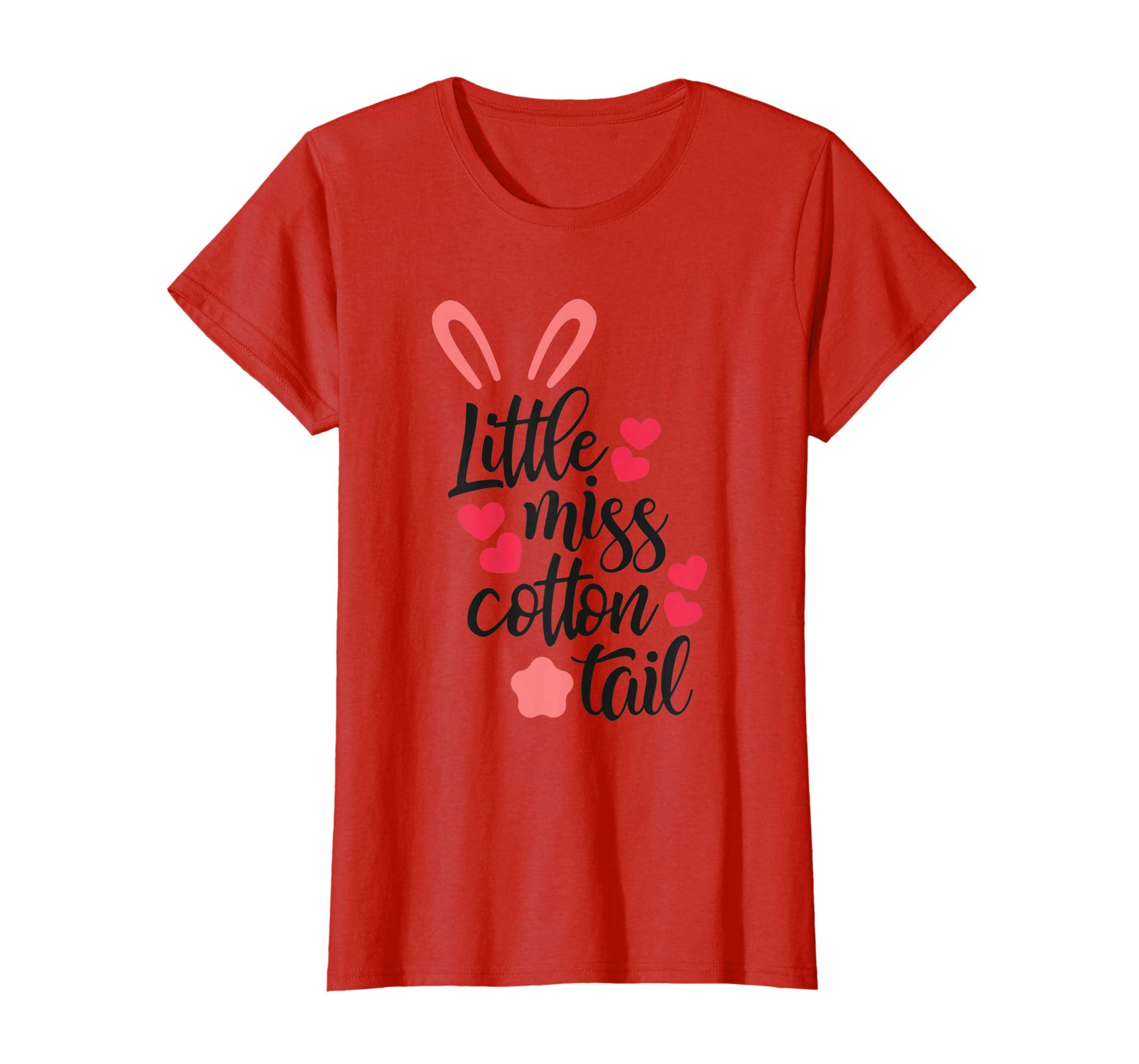 Little Miss Cotton Tail T-Shirt Easter Bunny Gifts For Girls