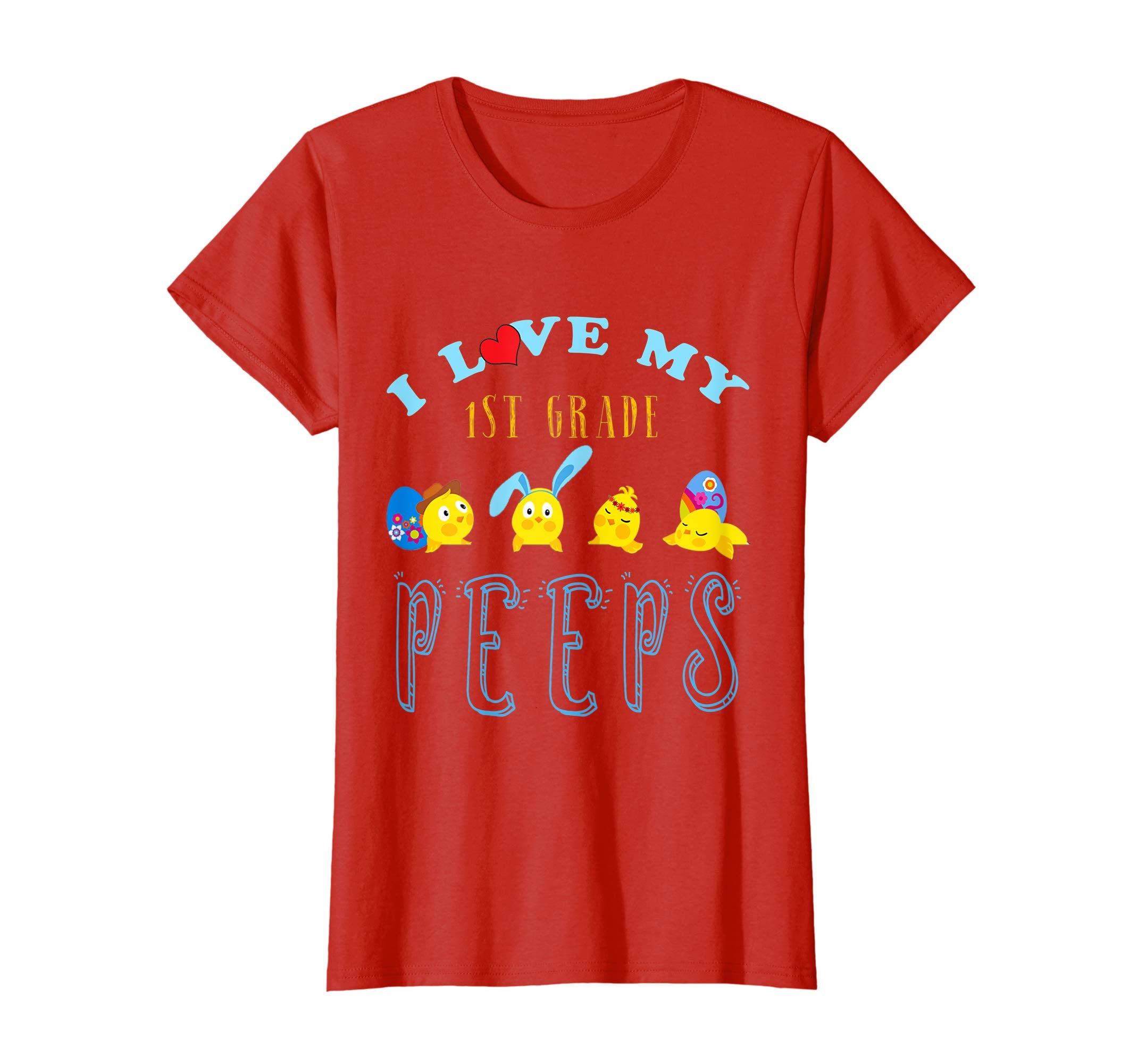 I Love my 1st Grade Peeps Easter First Grade Teacher Shirt