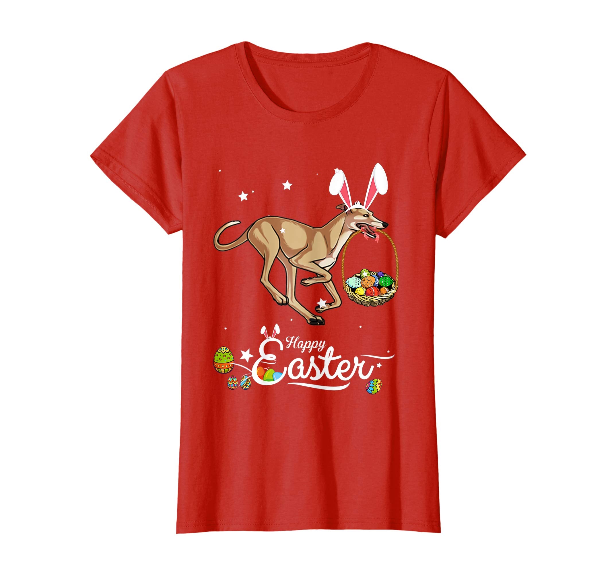 Greyhound Dog With Bunny Hat Easter Costume T Shirt