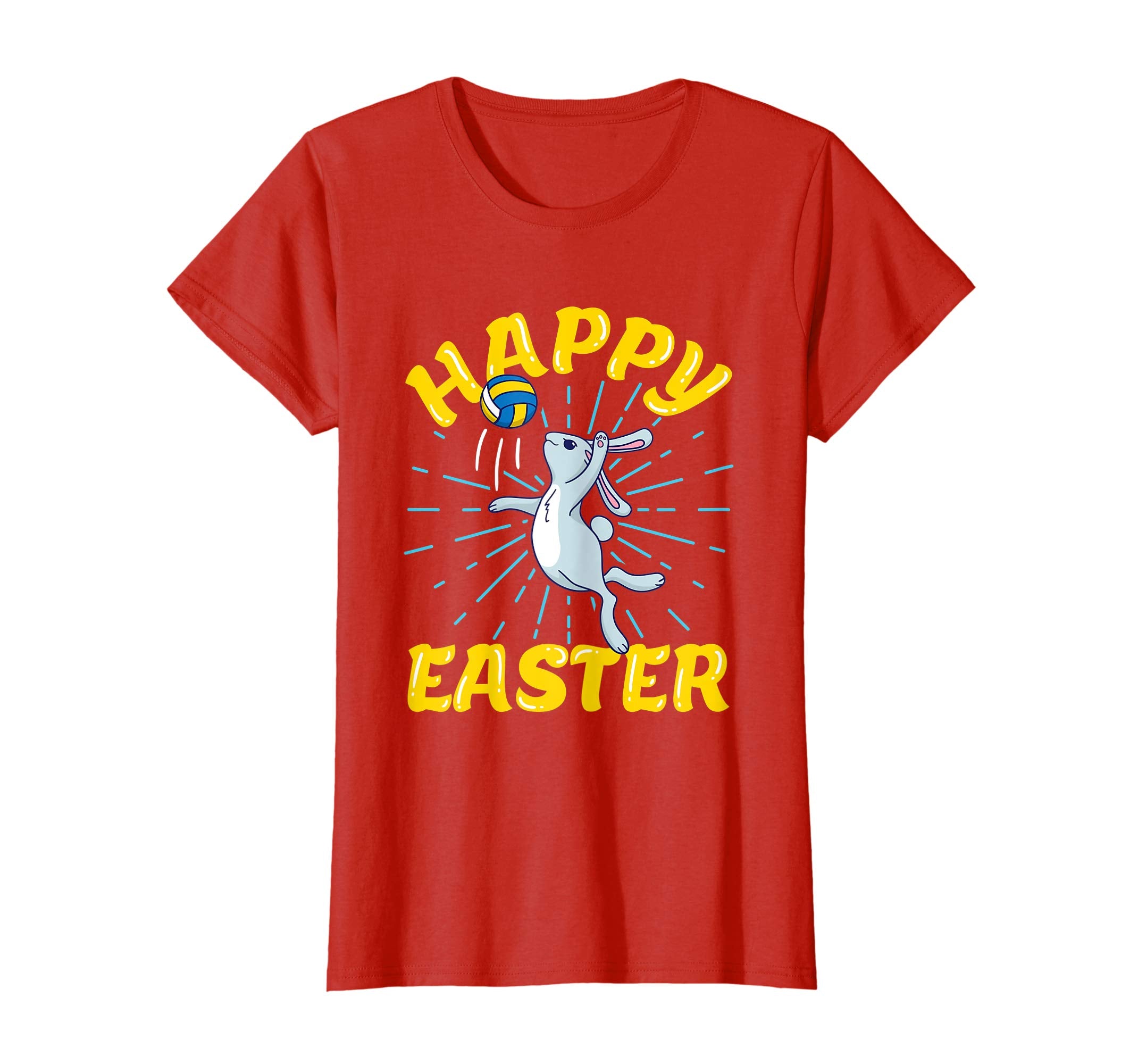 Easter Volleyball Shirt Bunny Doing Jump Serve Cute