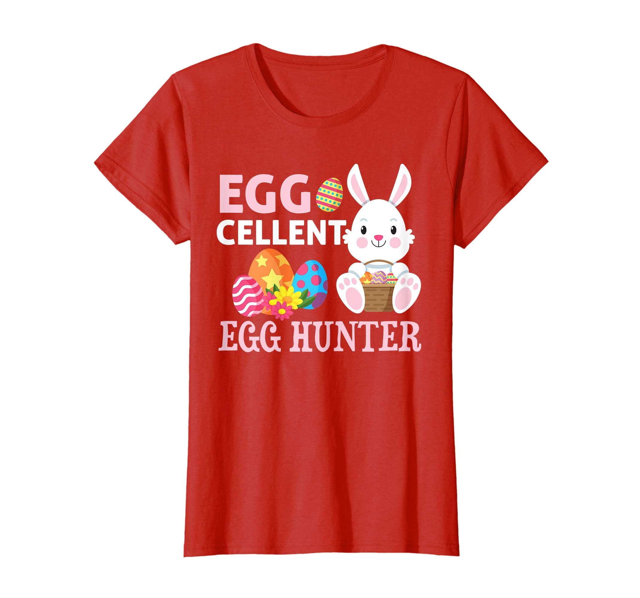 Eggcellent Egg Hunter Easter Bunny T-shirt Boys Girls