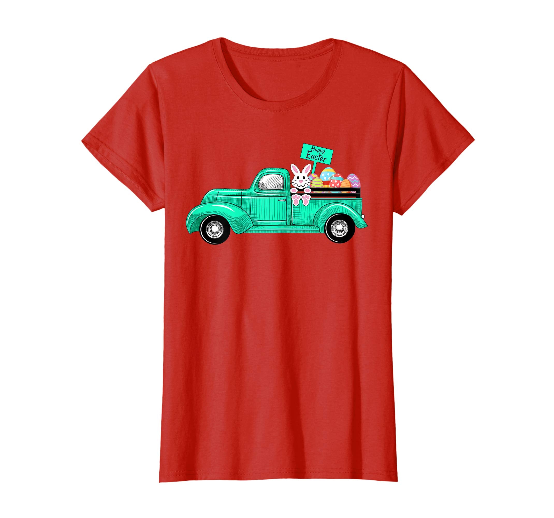 Happy Easter peeps Rabbit Truck Lover Vintage Cute Shirt