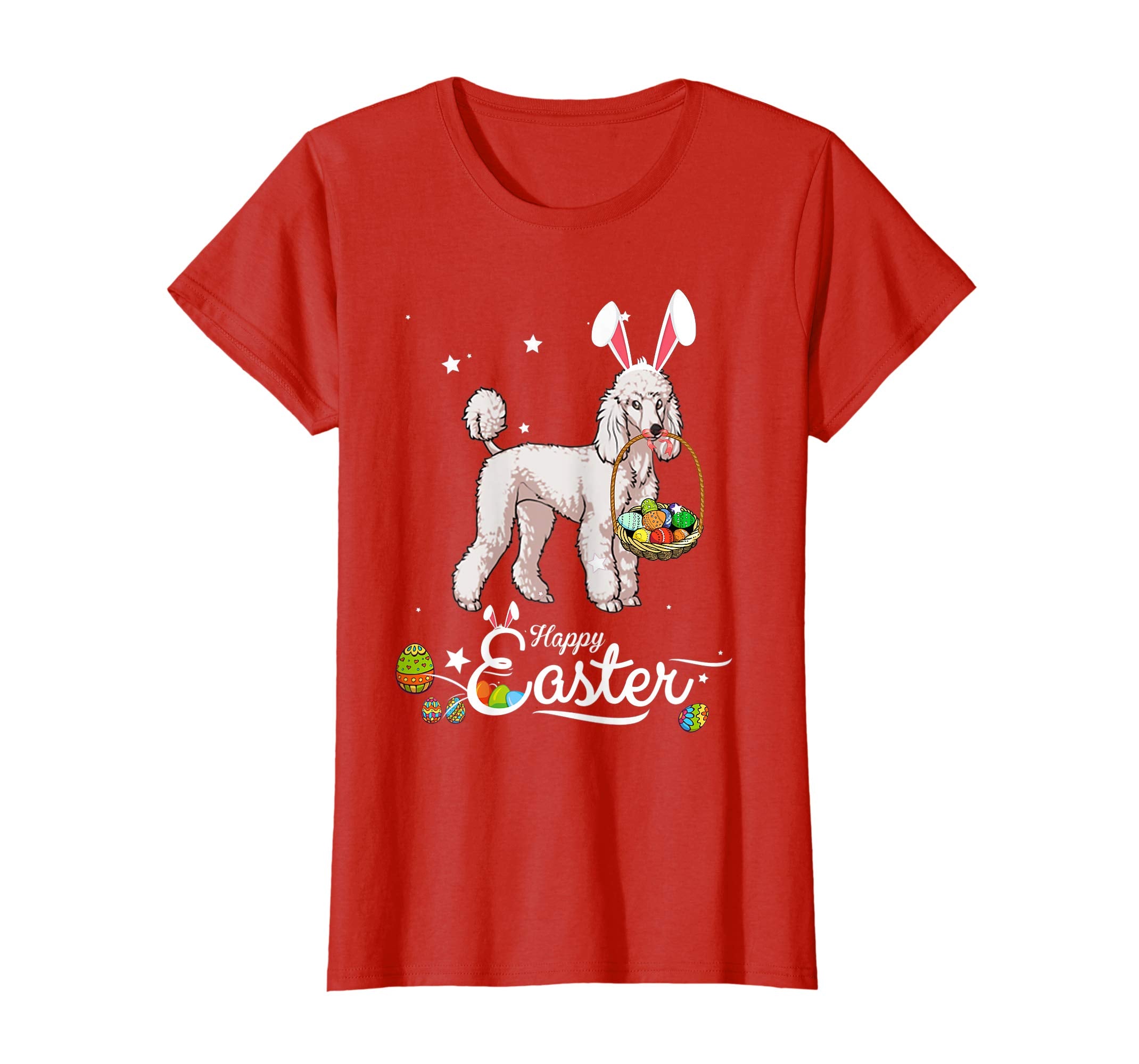 Poodle Dog With Bunny Hat Easter Costume T Shirt