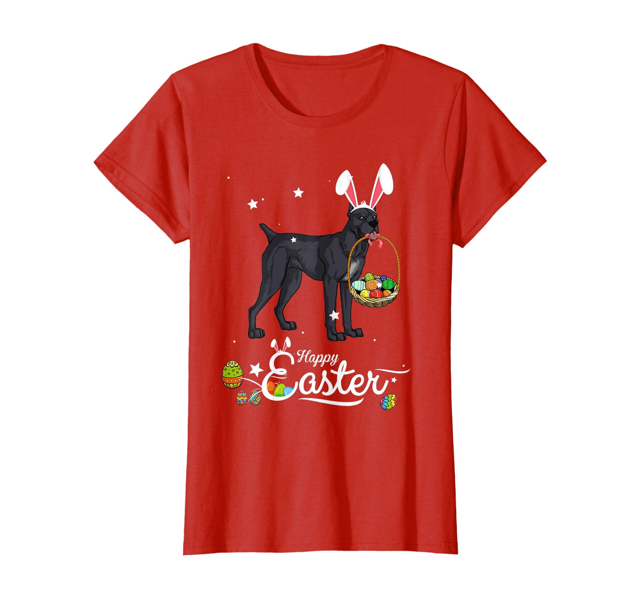 Cane Corso Mastiff Dog With Bunny Hat Easter Costume T Shirt
