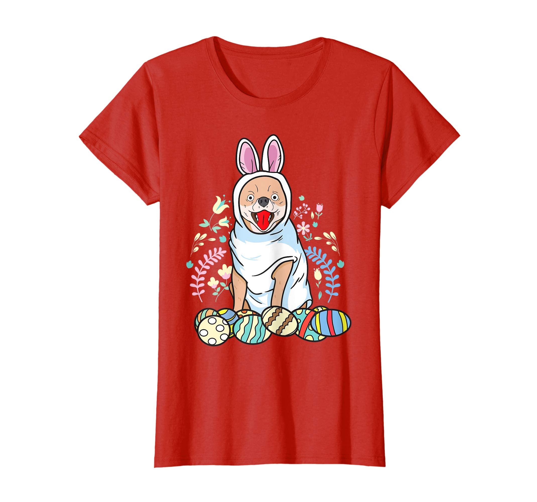 Chihuahua Shirt Bunny Easter Shirt Cool Dog T-Shirt