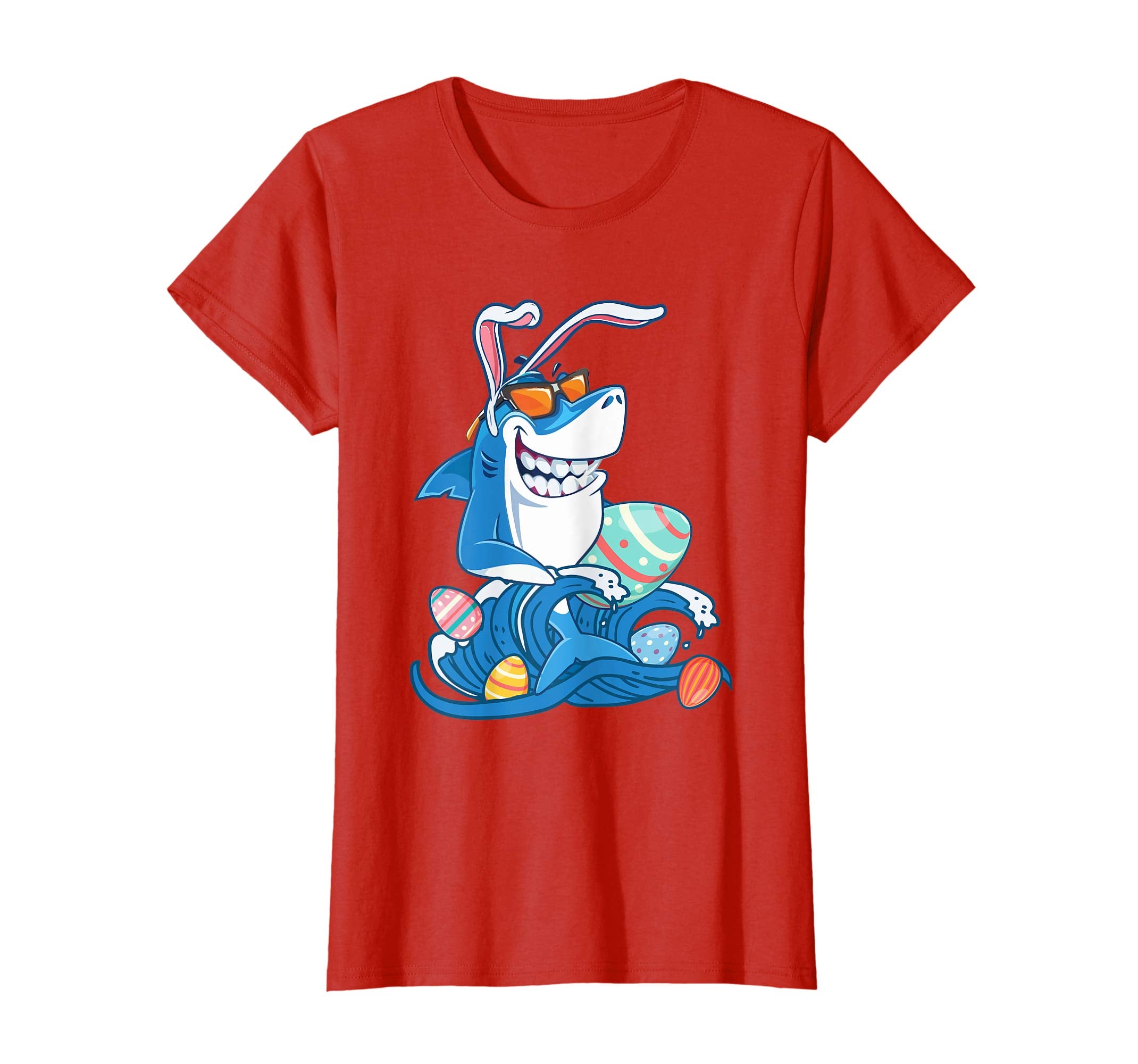 Bunny Shark With Eggs Shirt Gift For Easter Day 2019
