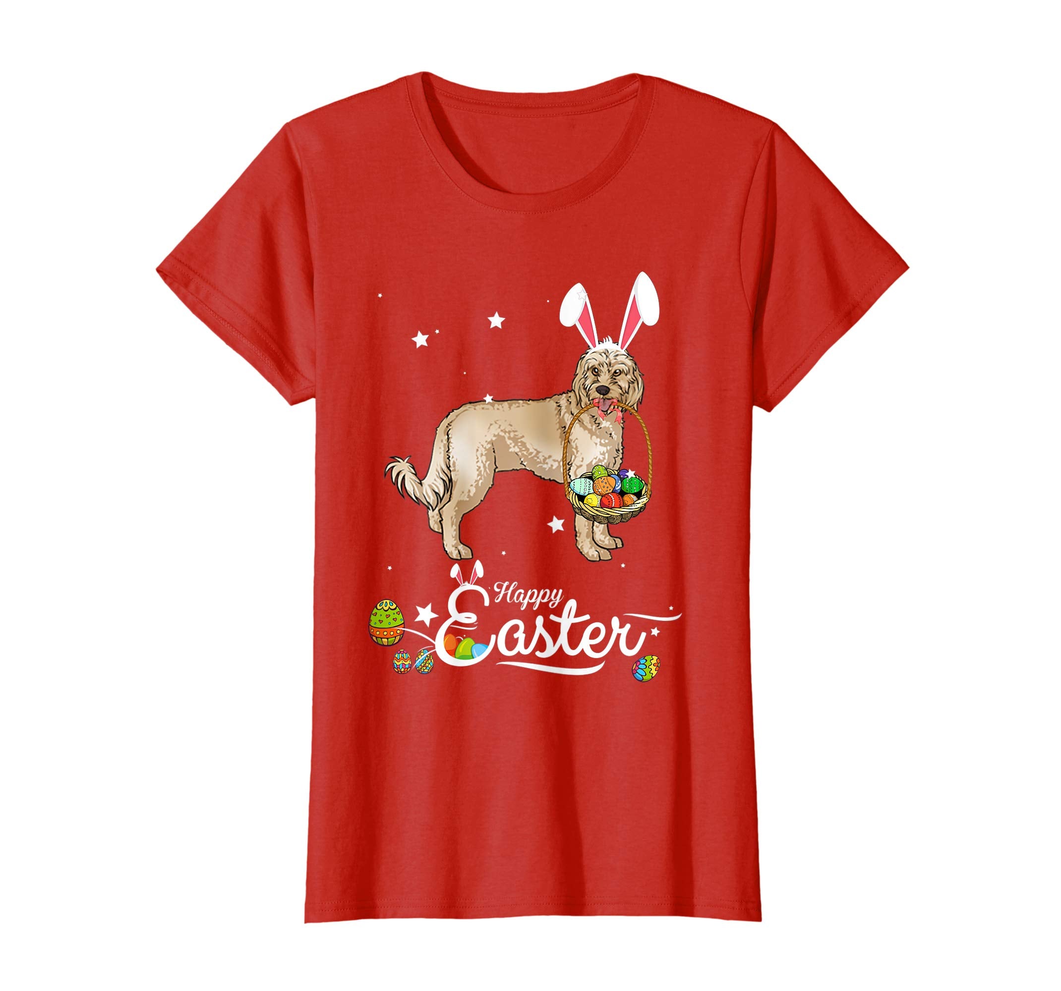 Cockapoo Dog With Bunny Hat Easter Costume T Shirt