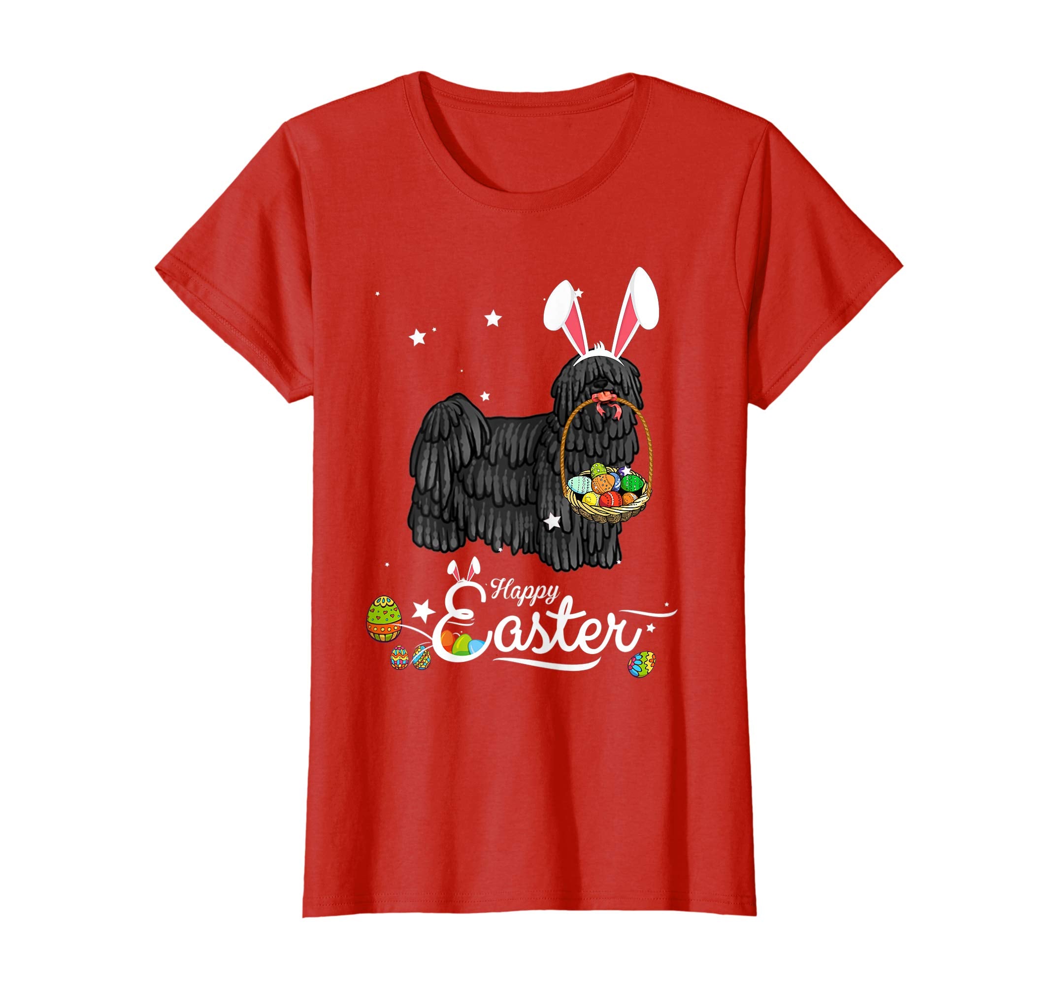 Puli Dog With Bunny Hat Easter Costume T Shirt
