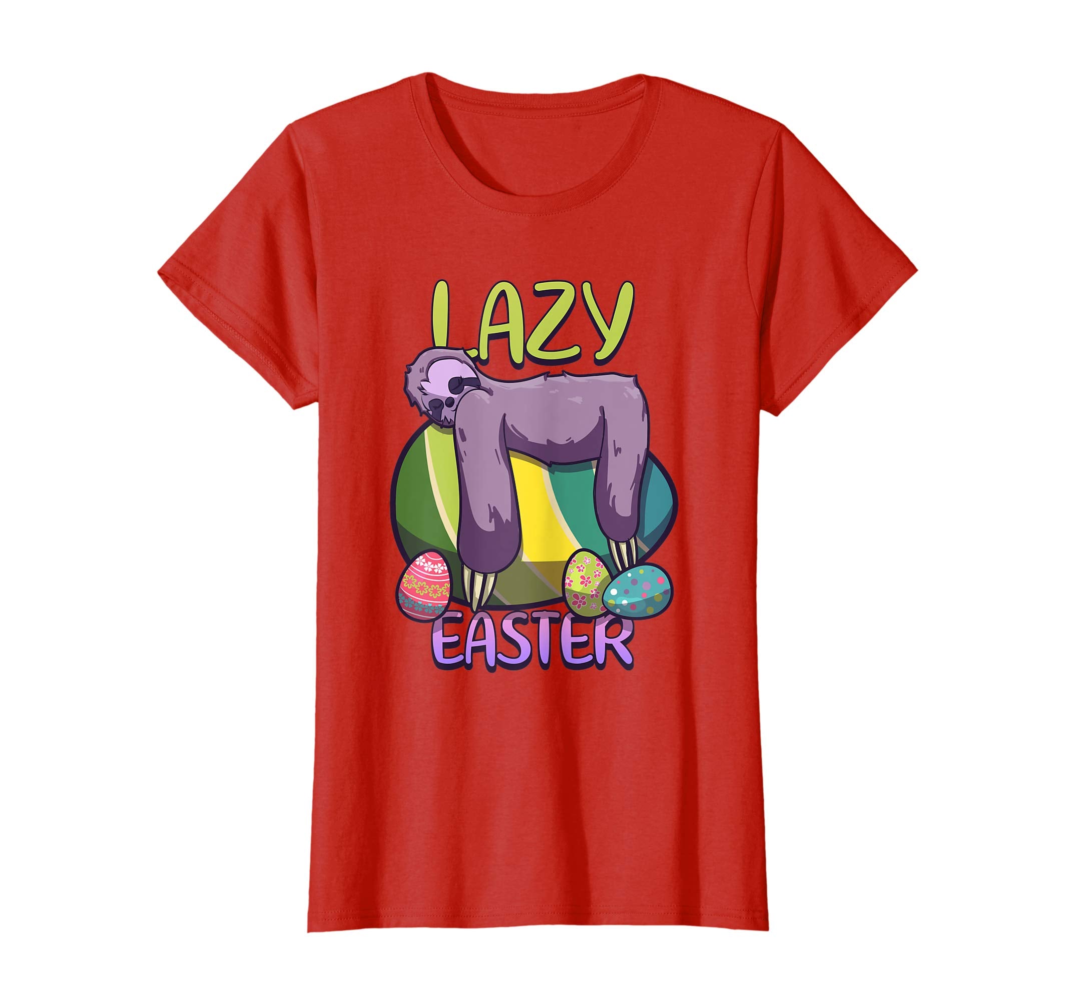 Lazy Easter Sloth on Eggs 2019 Cute Gift T Shirt boys girls