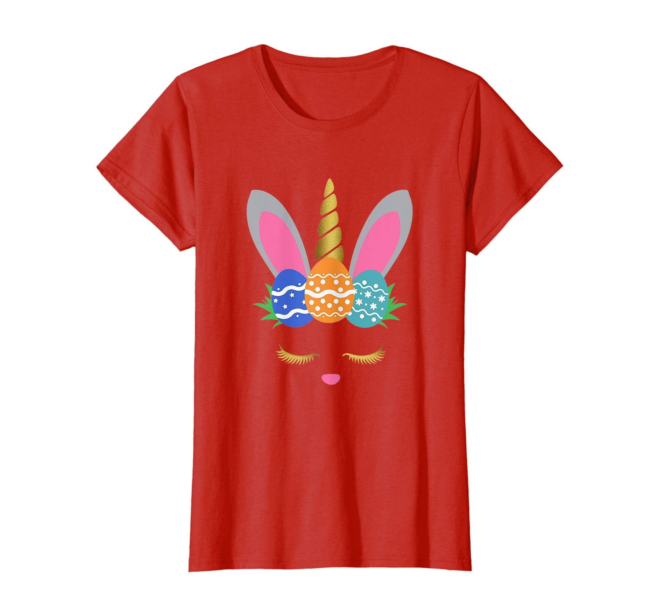 Bunny Unicorn Funny Easter Eggs T Shirt Men Woman Kids