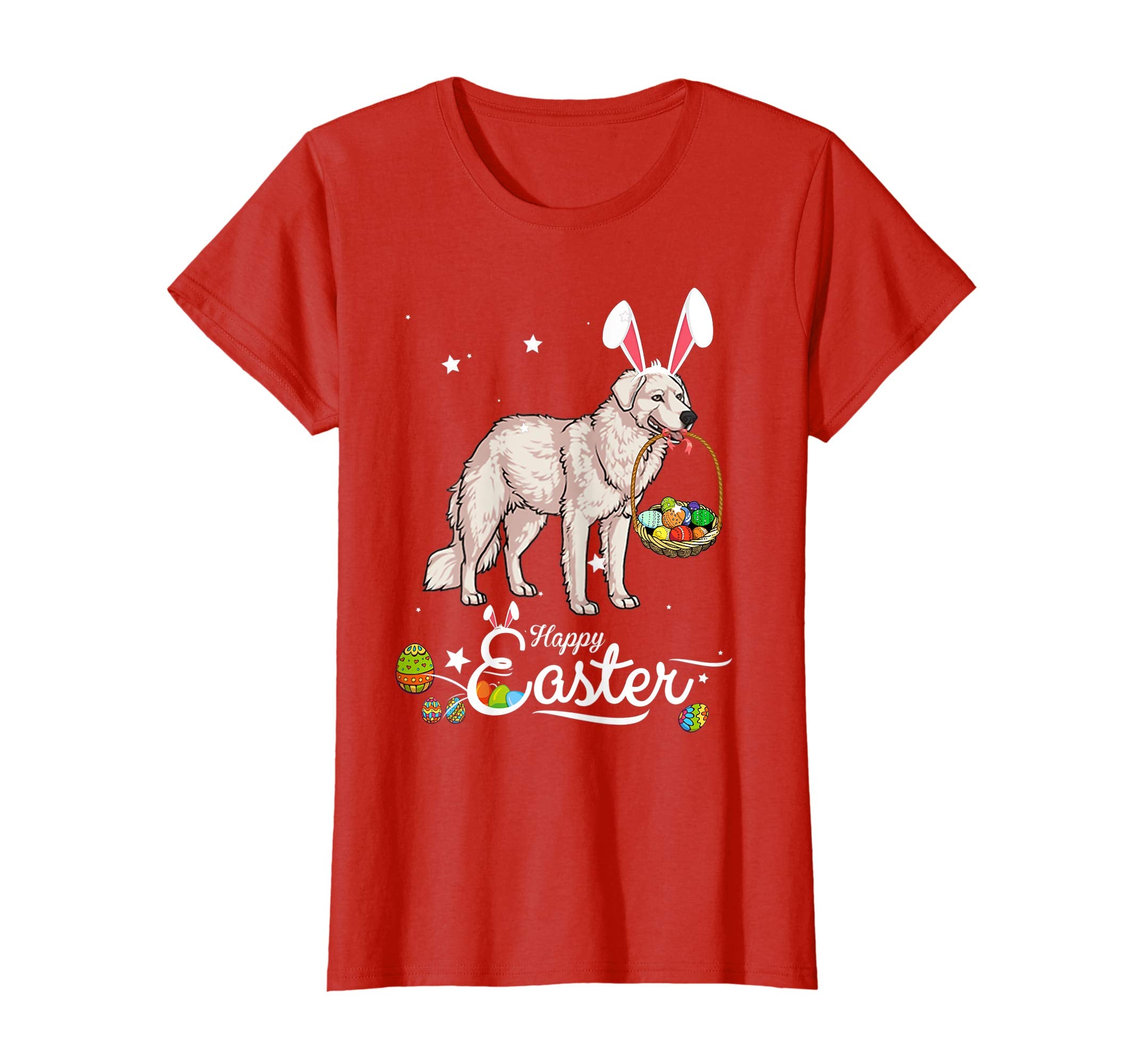 Kuvasz Dog With Bunny Hat Easter Costume T Shirt