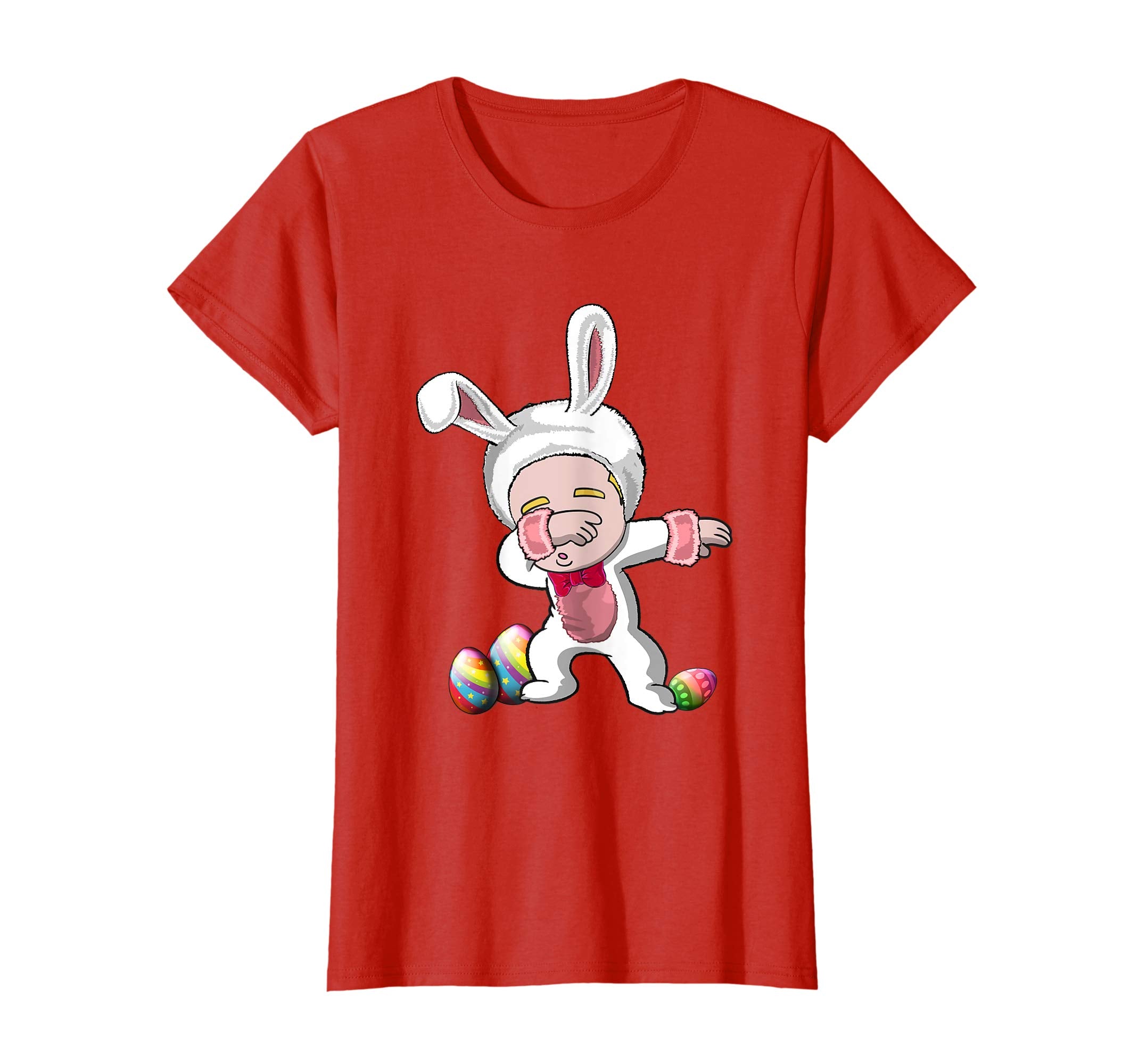Easter Bunny Kid Dabbing Shirt Funny Easter Gift Boys Girls
