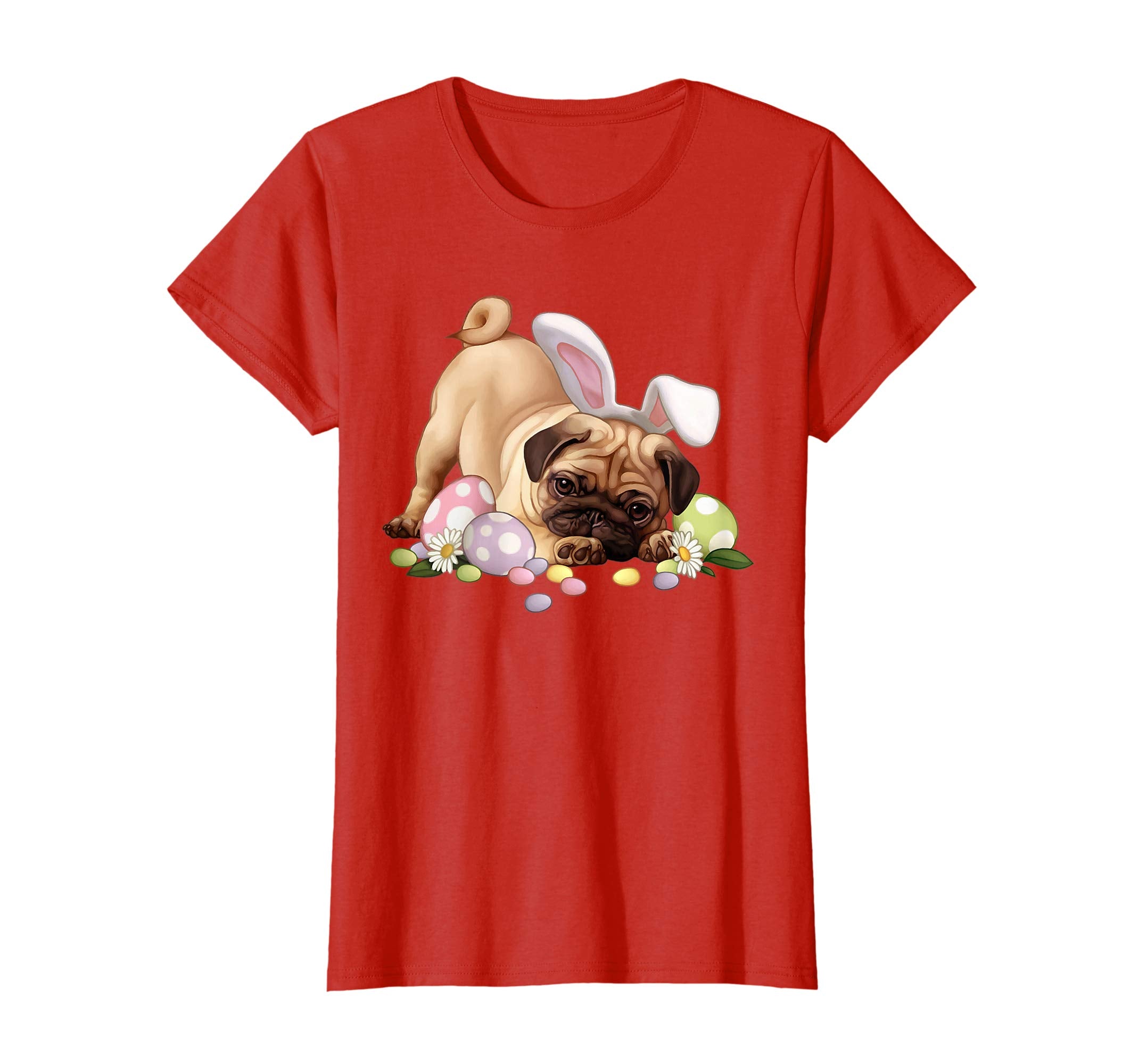Pug Lovers Happy Easter Awesome T shirt