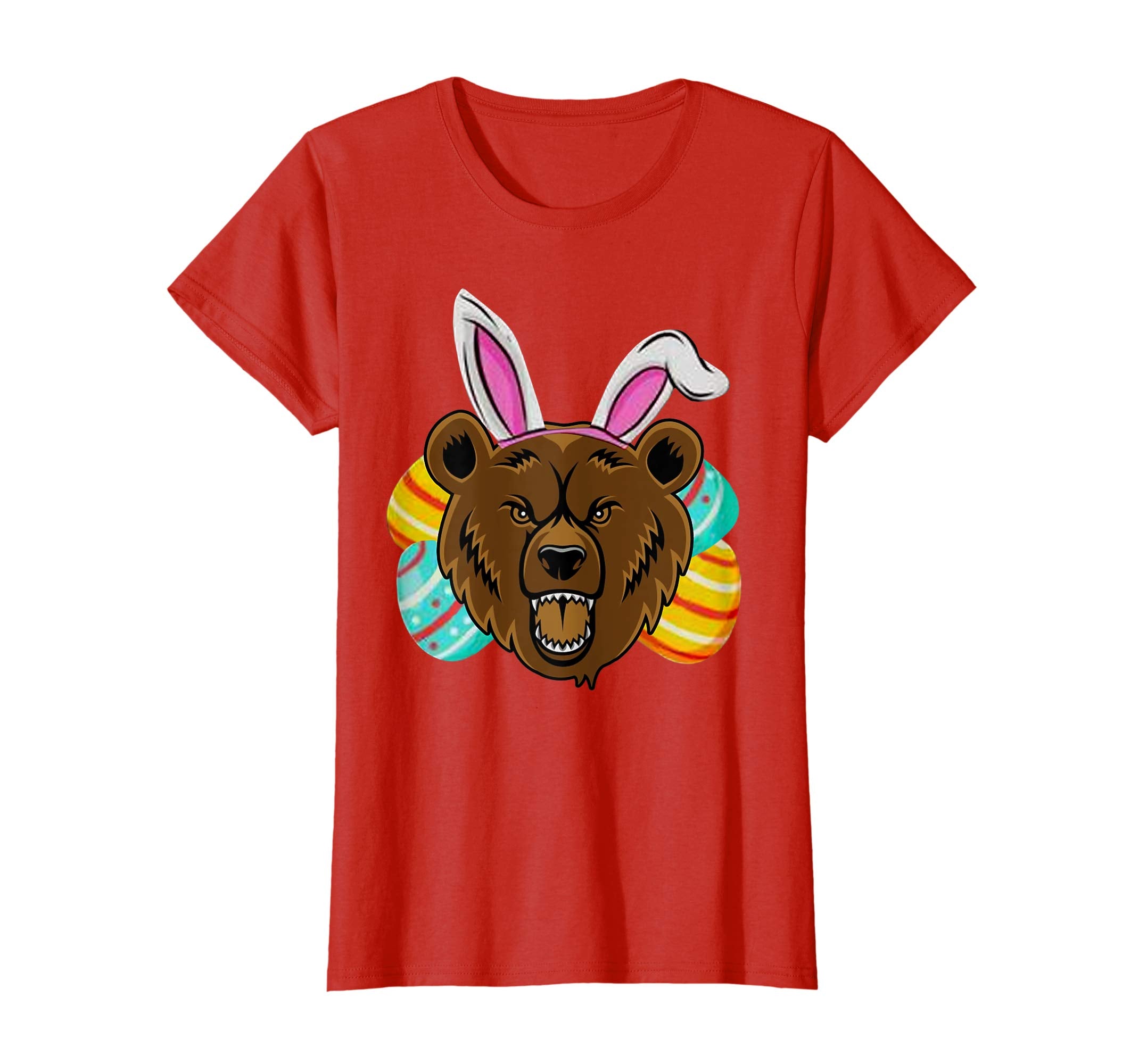 Bear Easter Bunny Lover T-Shirt Funny Costume Gift Tee