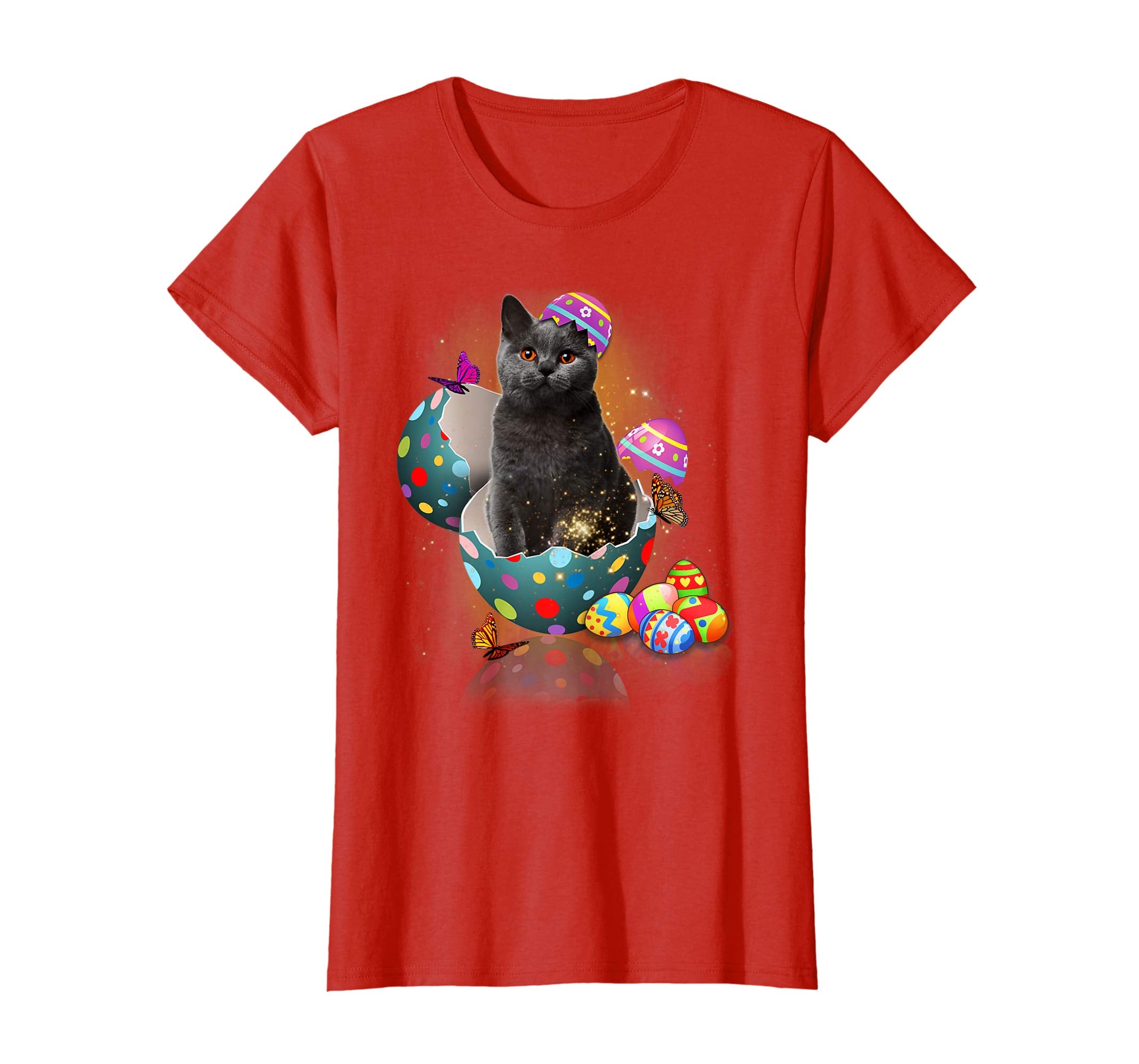 Cat Hatching From Easter Egg Cat Easter Shirt
