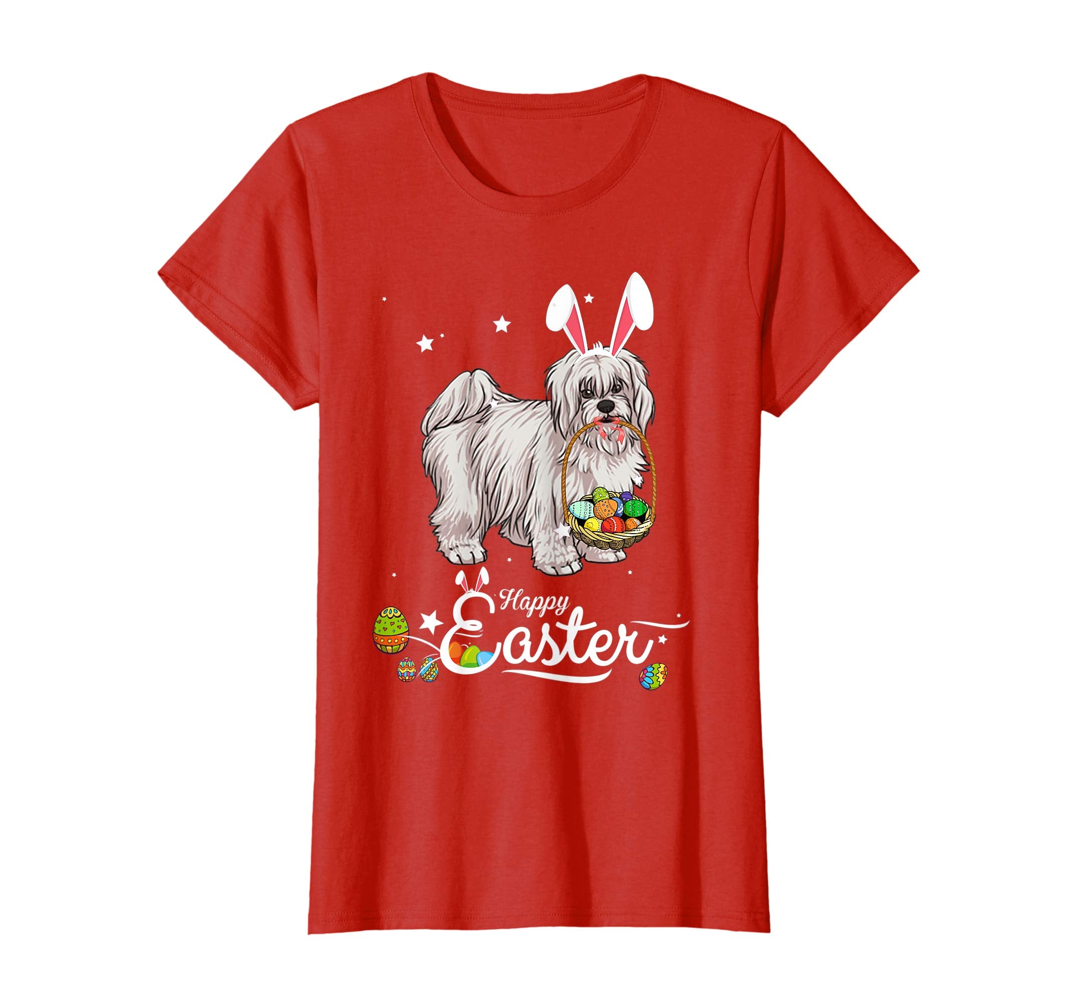Coton De Tulear Dog With Bunny Hat Easter Costume T Shirt