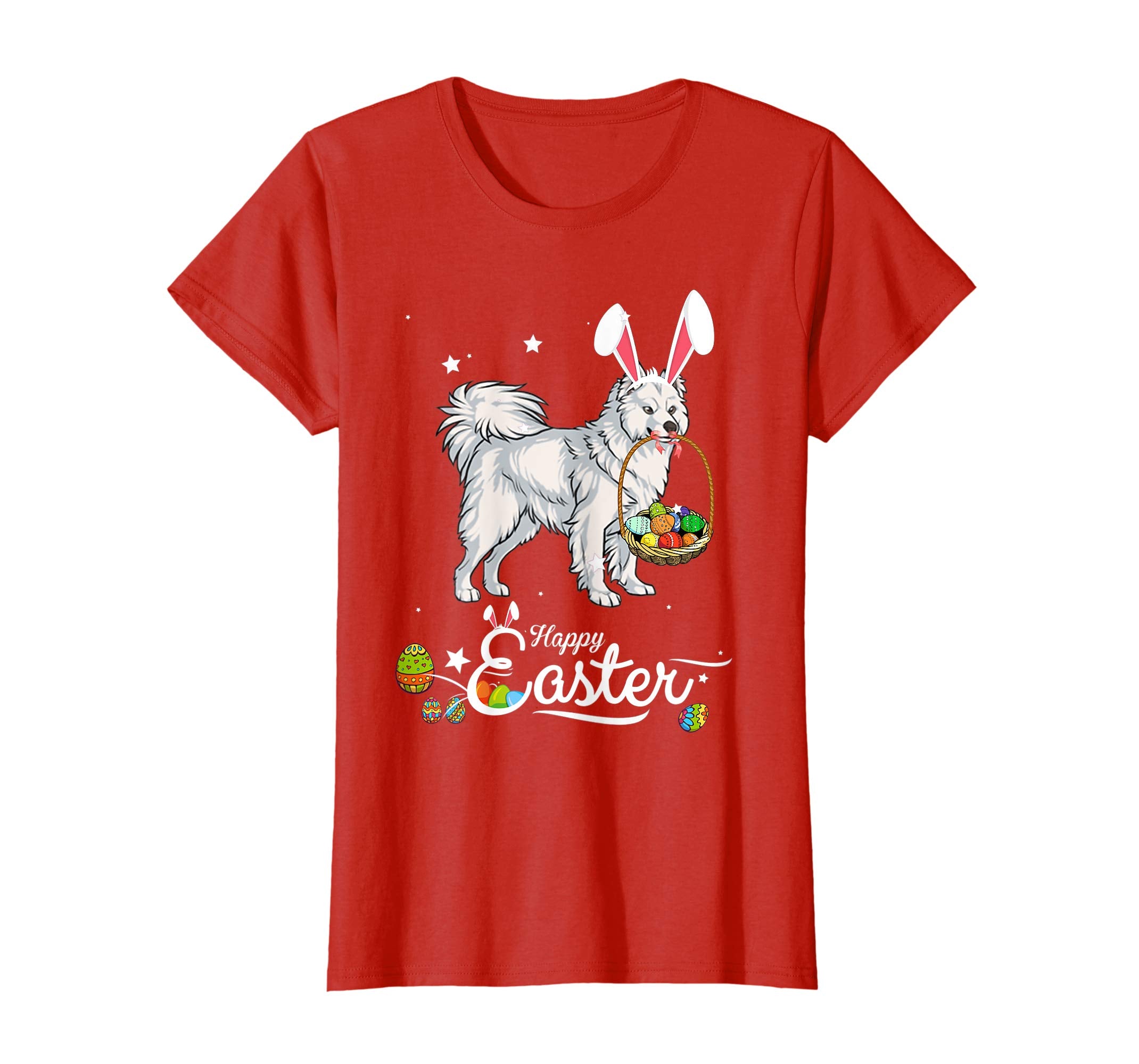 Samoyed Dog With Bunny Hat Easter Costume T Shirt