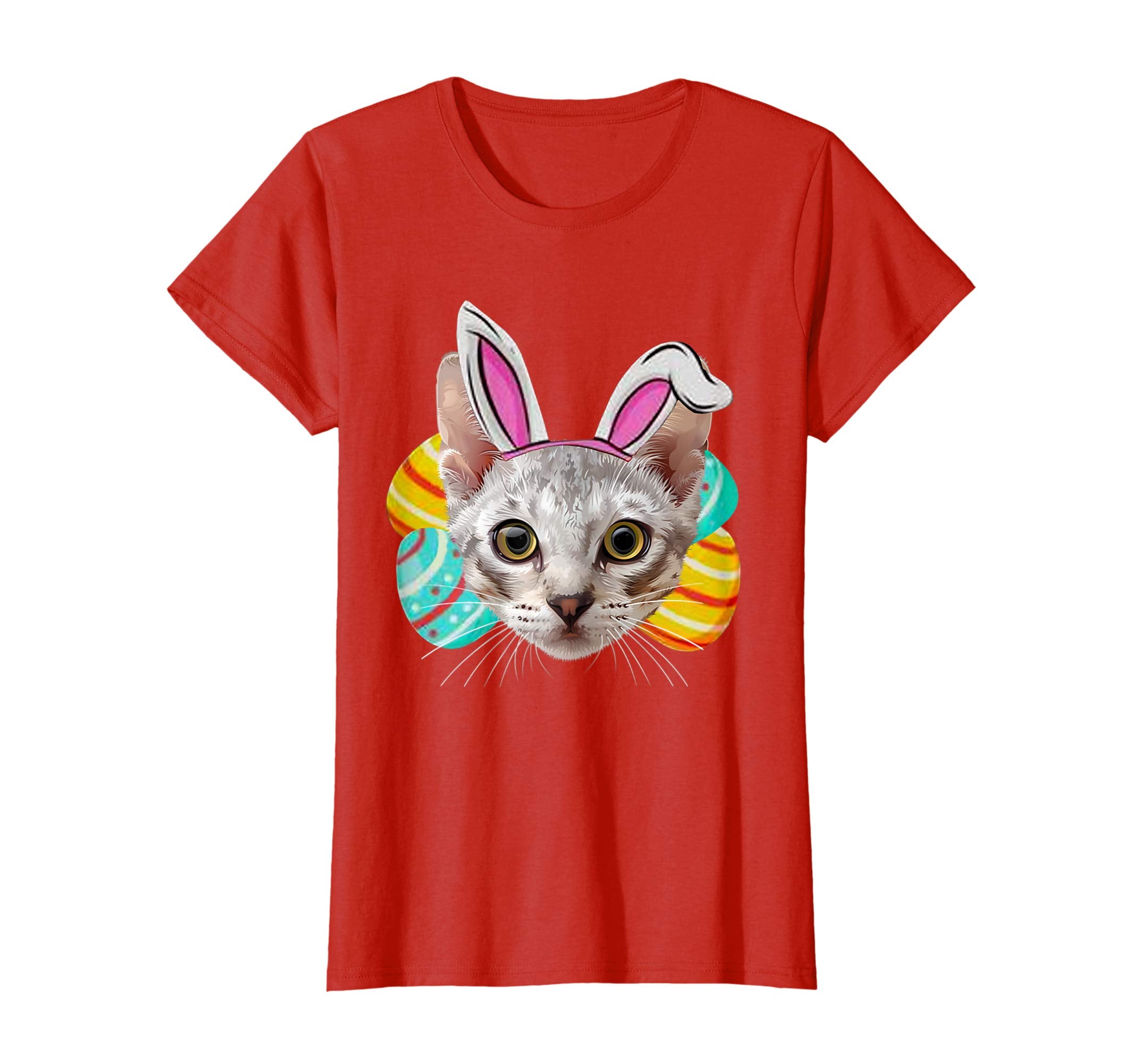 Cat Easter Bunny Lover T-Shirt Funny Costume Gift Tee