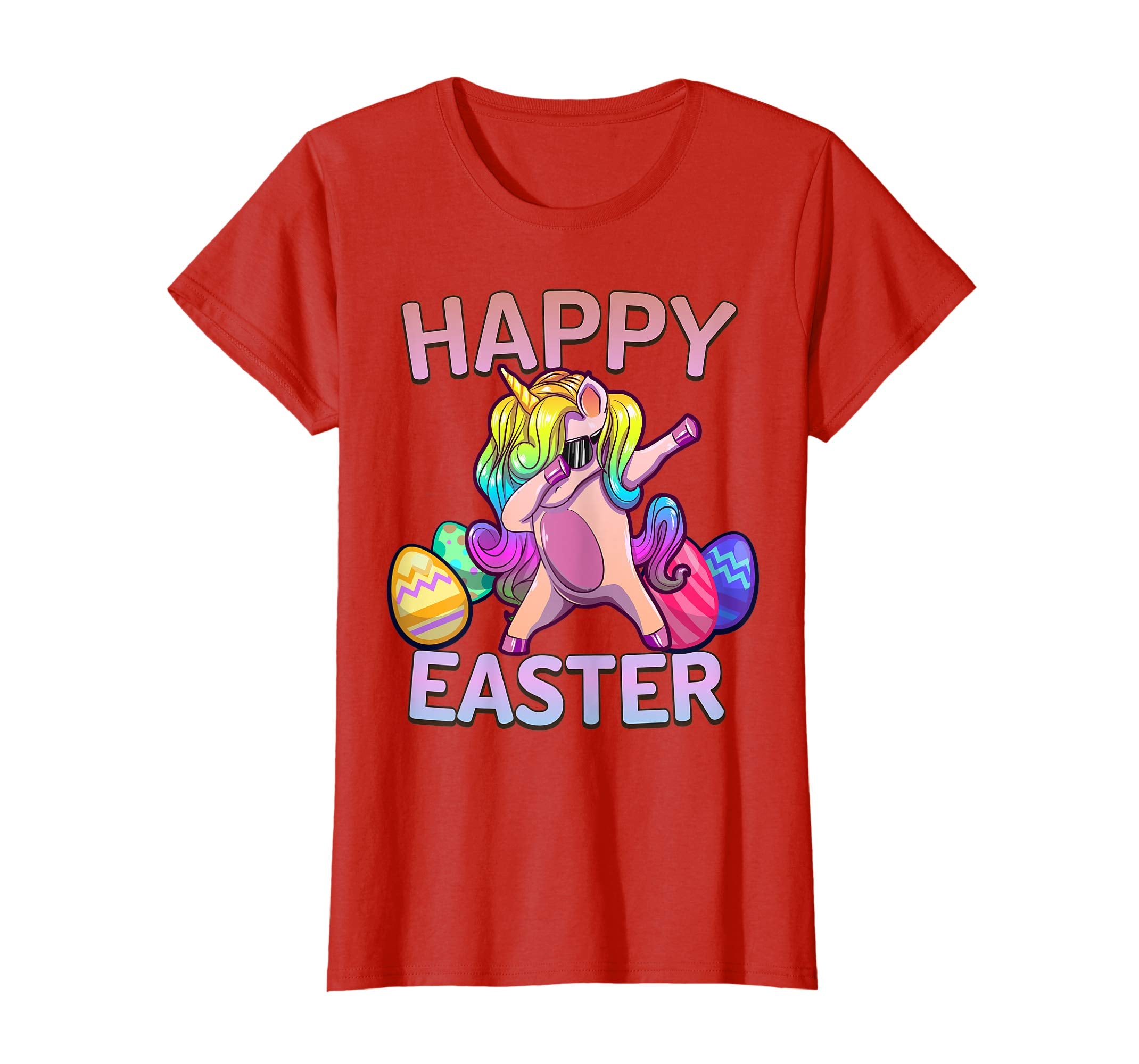 Happy Easter Dabbing Unicorn Eggs Gift T Shirt boys girls