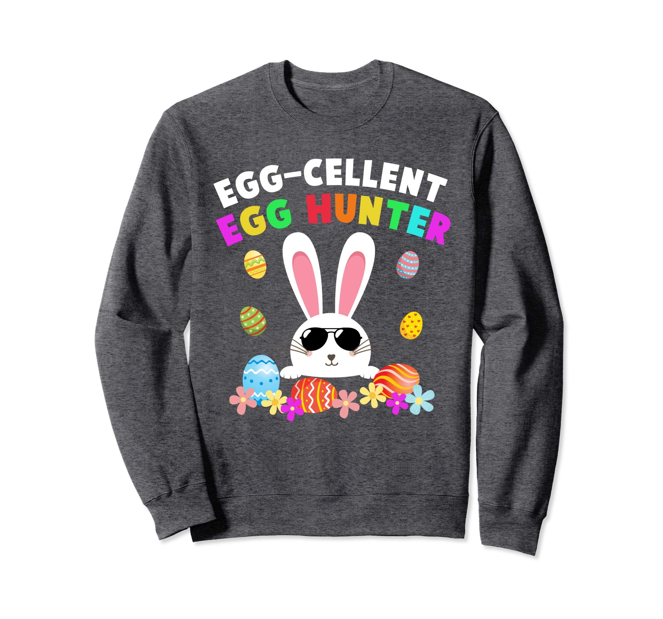 Egg-cellent Egg Hunter Easter T-Shirt Boys Girls Bunny Gift