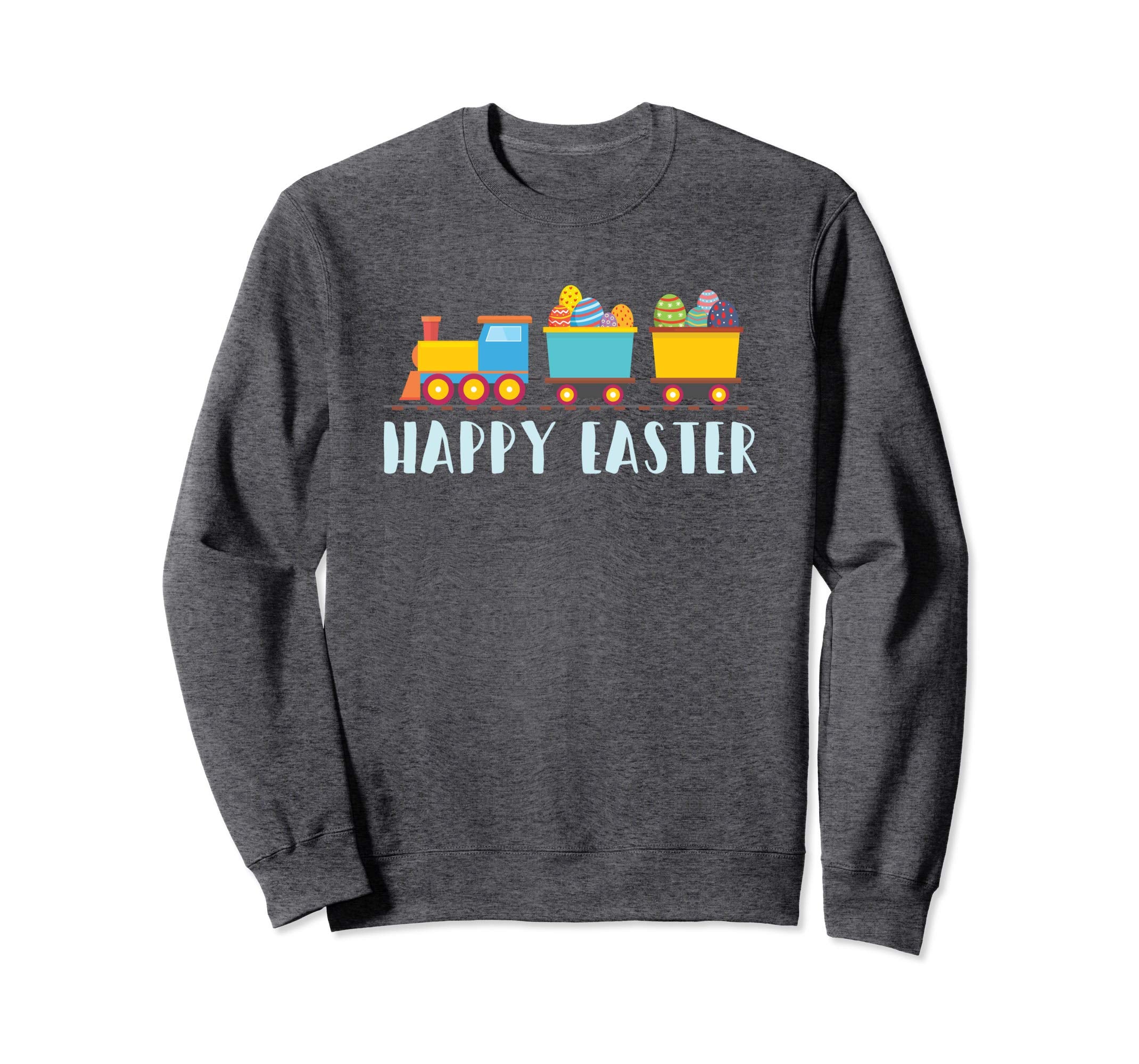 Happy Easter Cute Train With Easter Egg Sweatshirt Gift