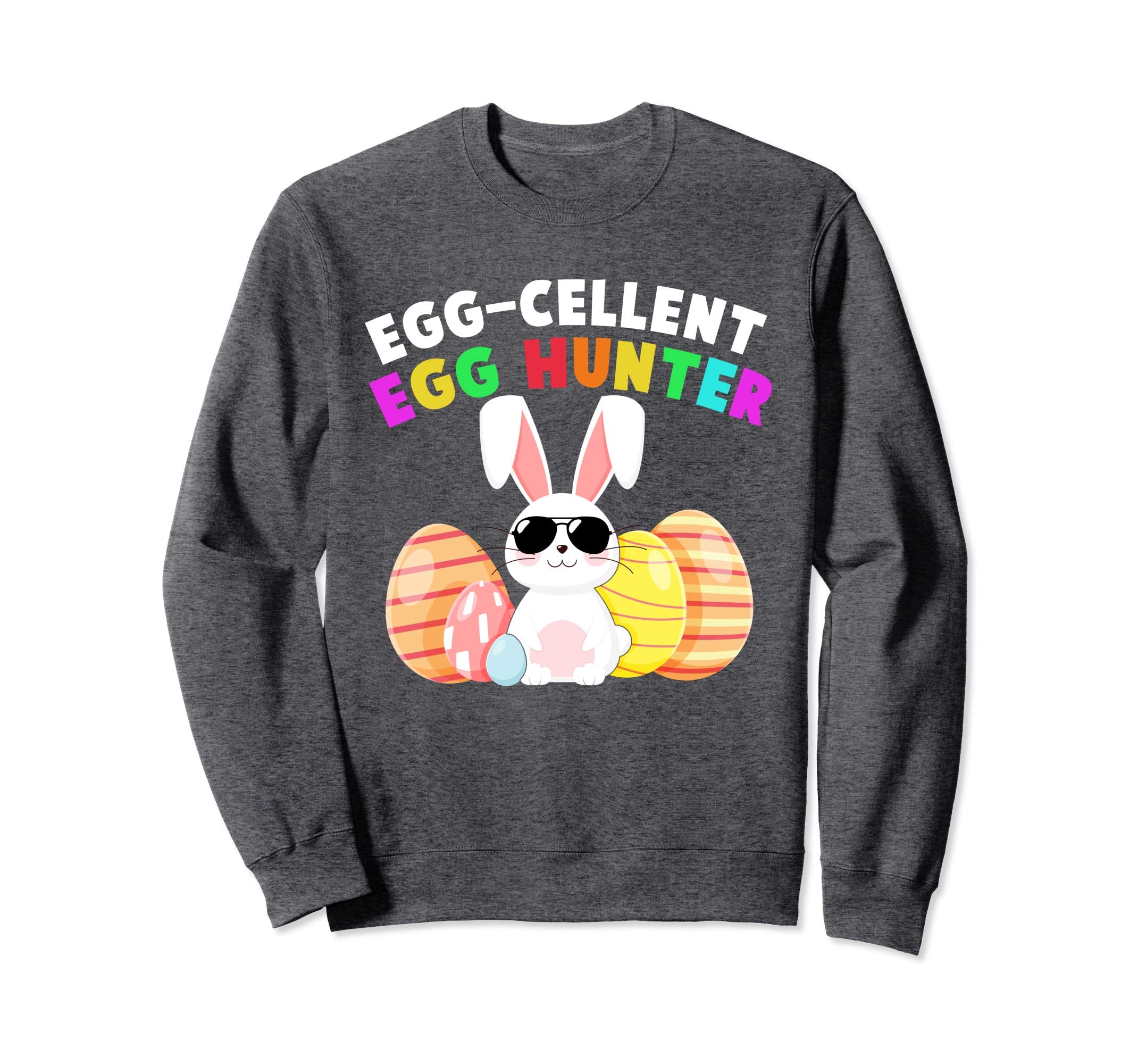 Egg-cellent Egg Hunter Easter T-Shirt Boys Girls Bunny Gift