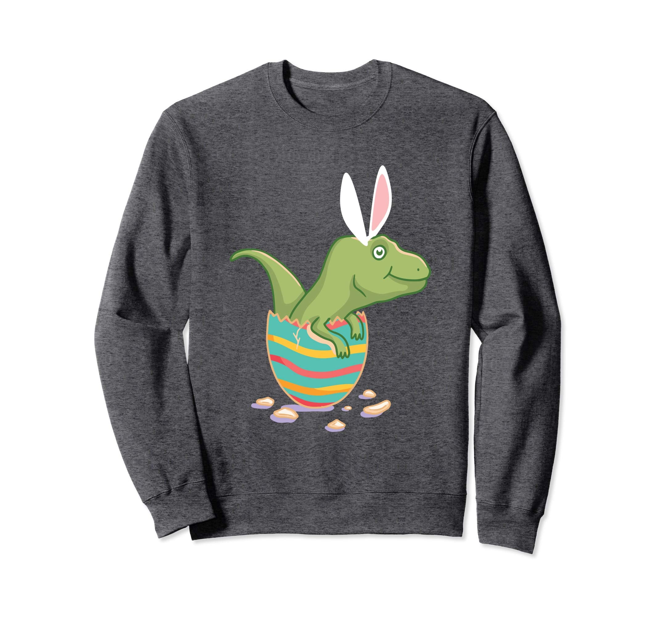 Funny T-Rex Bunny In An Easter Egg Sweatshirt Easter Gift