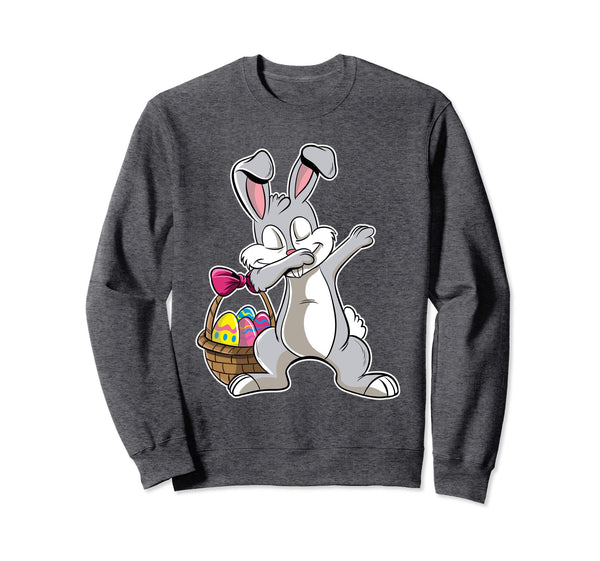 Funny Dabbing Hip Hop Bunny Easter Gift Sweatshirt