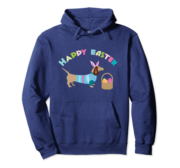 Weiner Daschund Easter T-shirt Doxie in Dog Dress