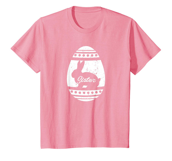 Sister Rabbit Easter Egg T-Shirt Easter Gift for Sister