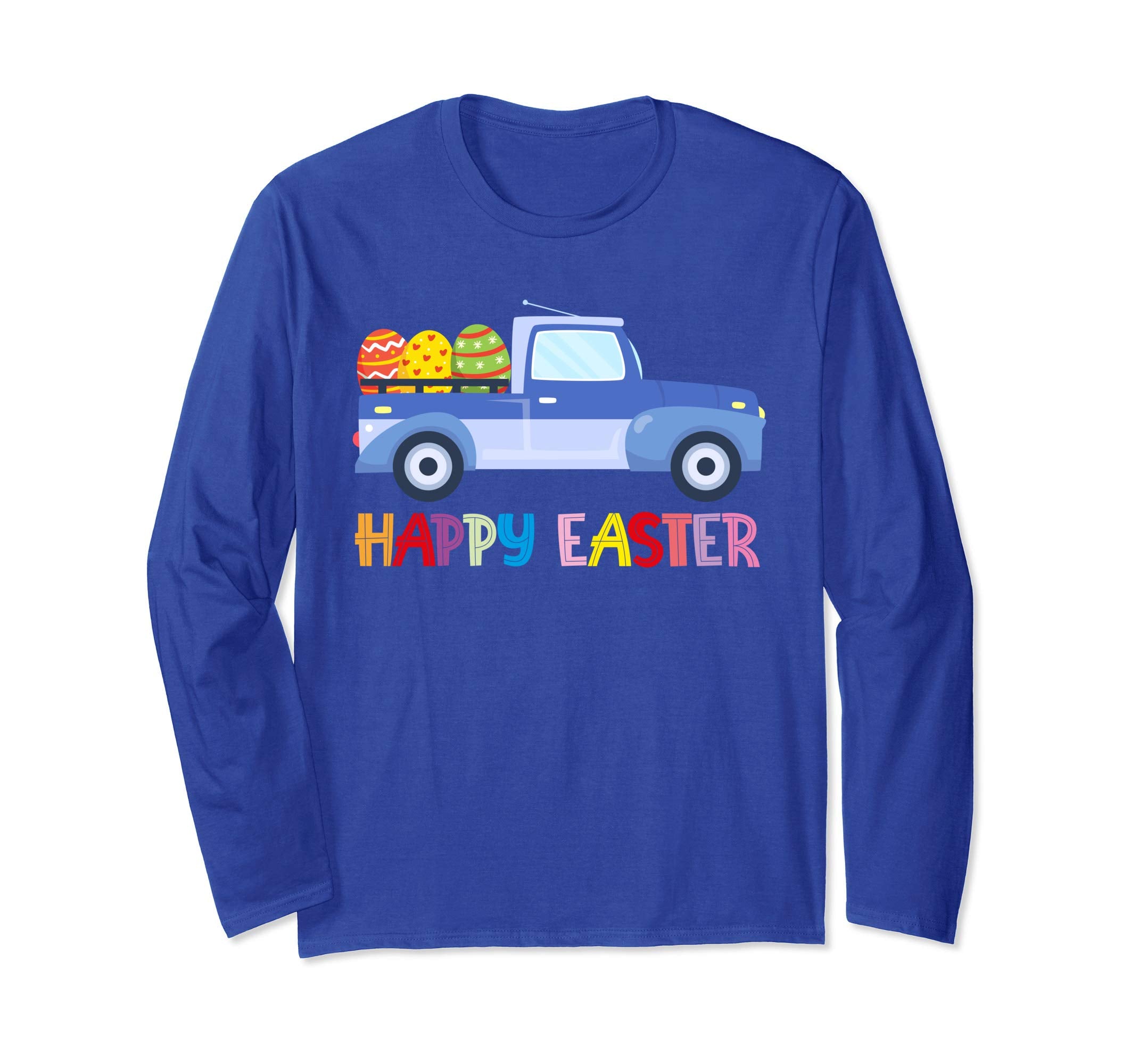 Happy Easter Truck Egg Hunt Is On Long Sleeve T Shirt Gift