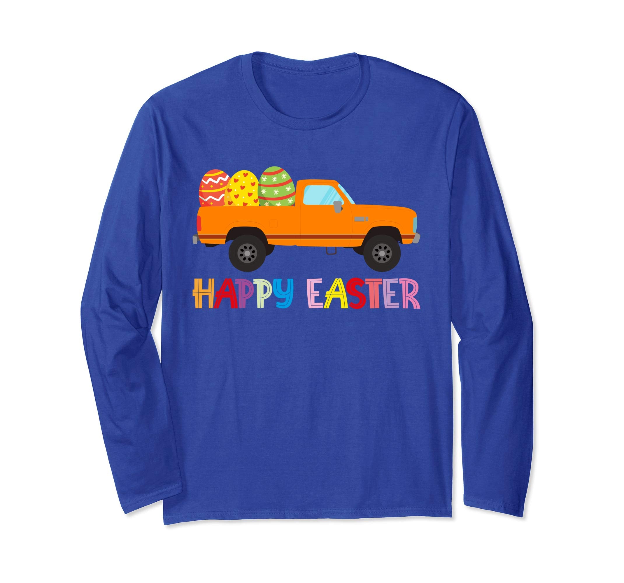 Happy Easter Truck Egg Hunt Is On Long Sleeve T Shirt Gift