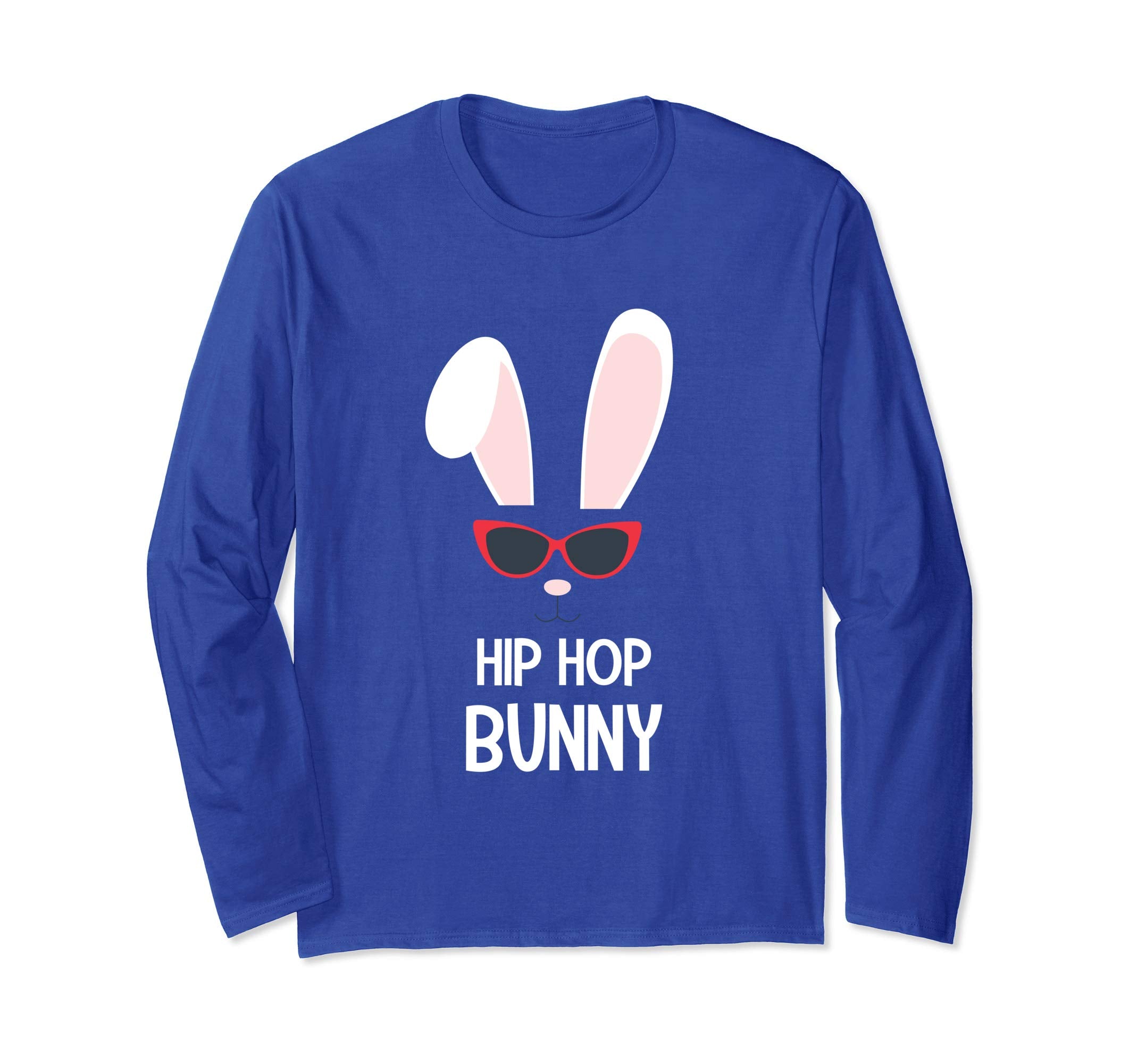 Hip Hop Bunny Long sleeve Shirt Cool Easter Bunny In Shades