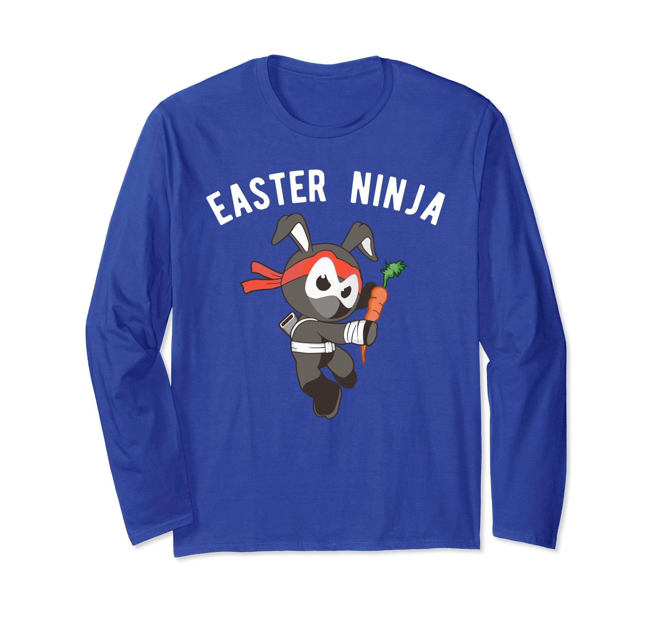 Easter Ninja Bunny Long Sleeve Shirt, Pascha Rabbit Gift