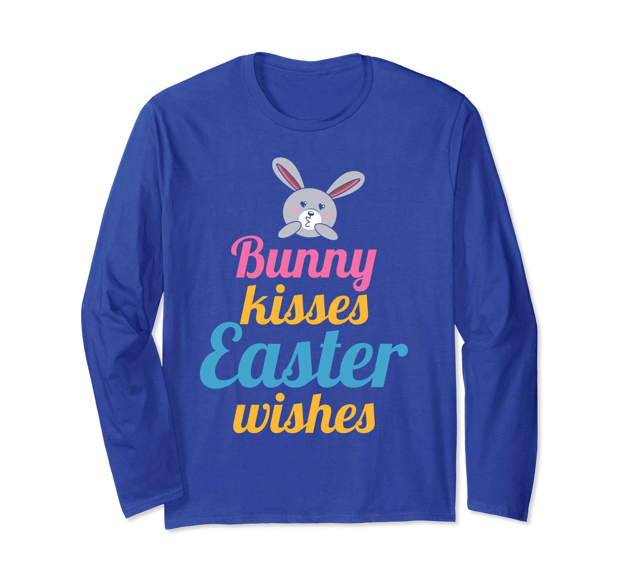 Bunny Kisses Easter Wishes Sunday Egg Hunt Hiding T Shirt