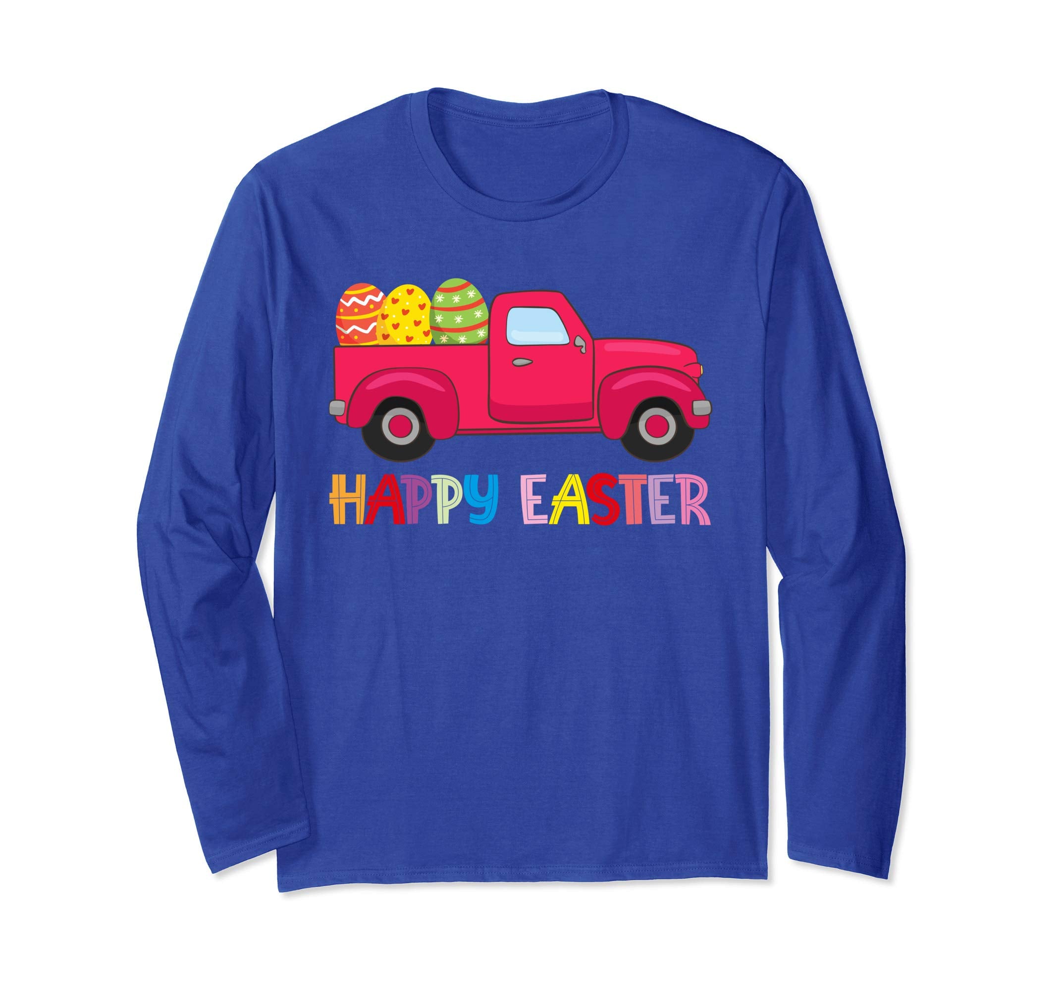 Happy Easter Truck Egg Hunt Is On Long Sleeve T Shirt Gift